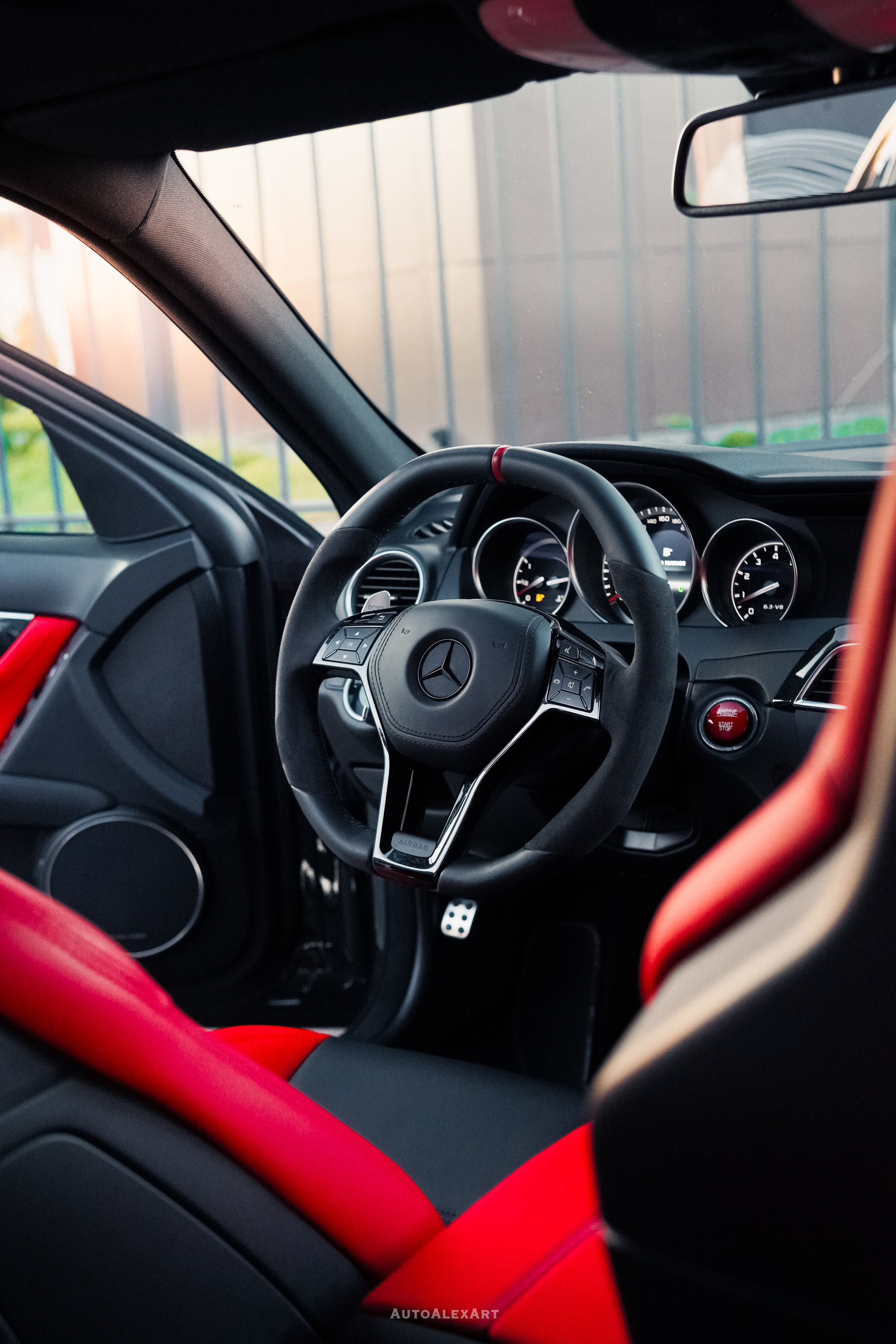 Mercedes Benz C63 AMG W204. AutoAlexArt
