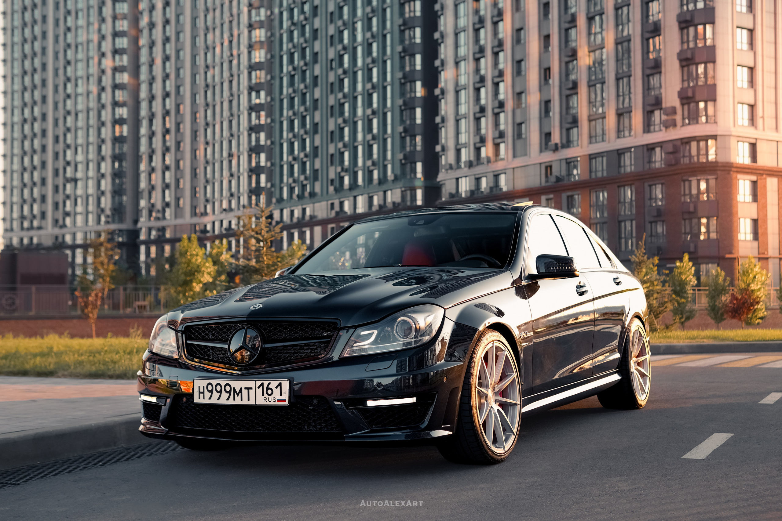 Mercedes Benz C63 AMG W204. AutoAlexArt