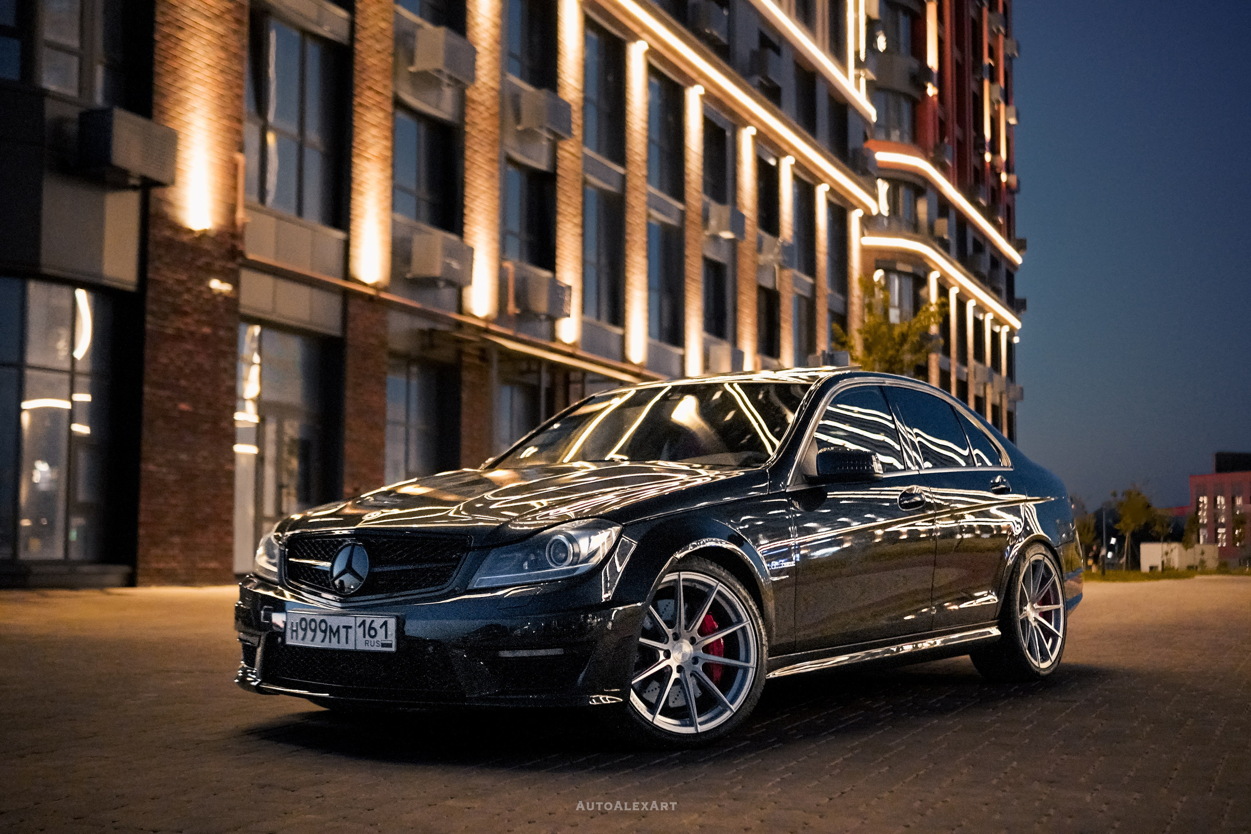 Mercedes Benz C63 AMG W204. AutoAlexArt