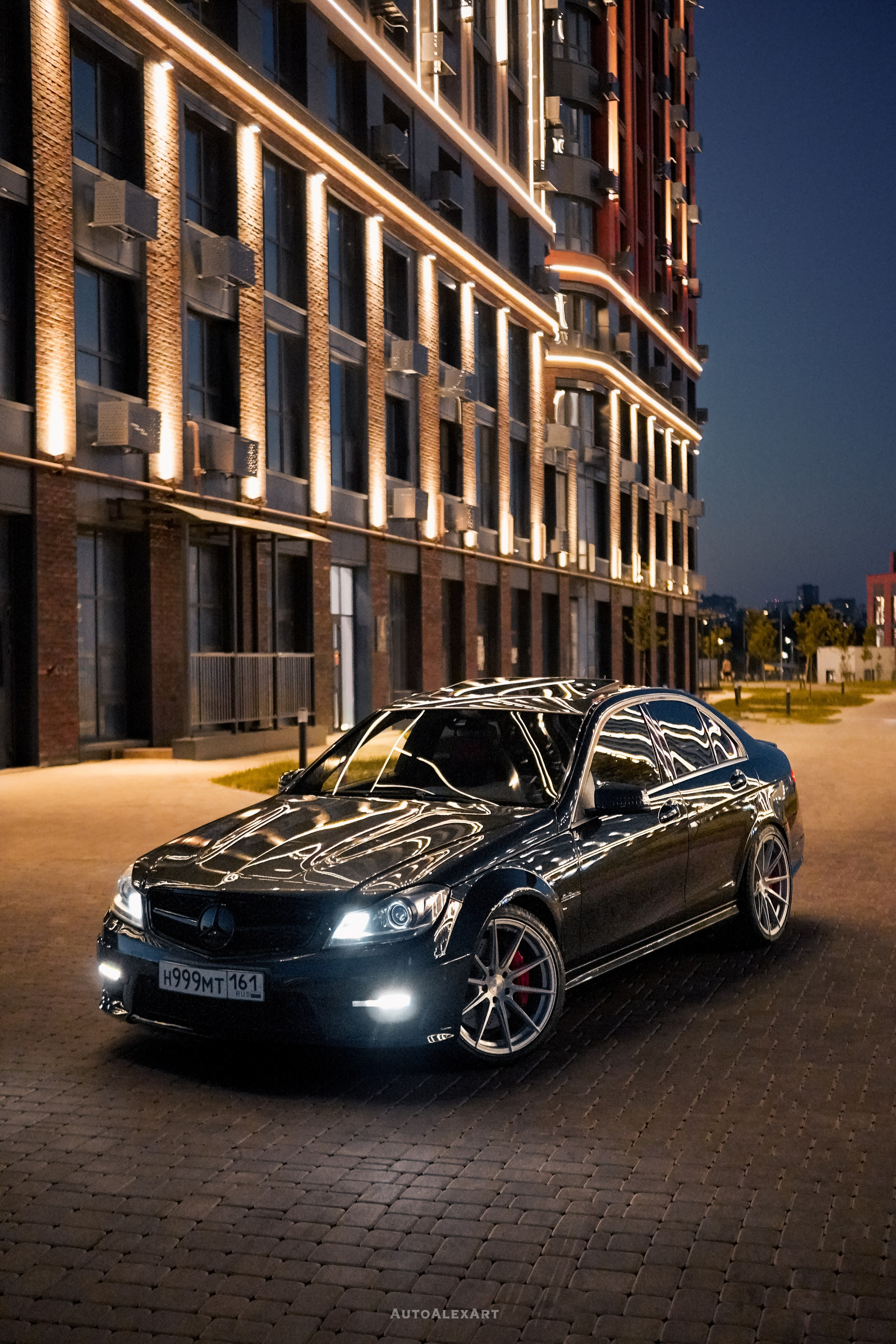 Mercedes Benz C63 AMG W204. AutoAlexArt