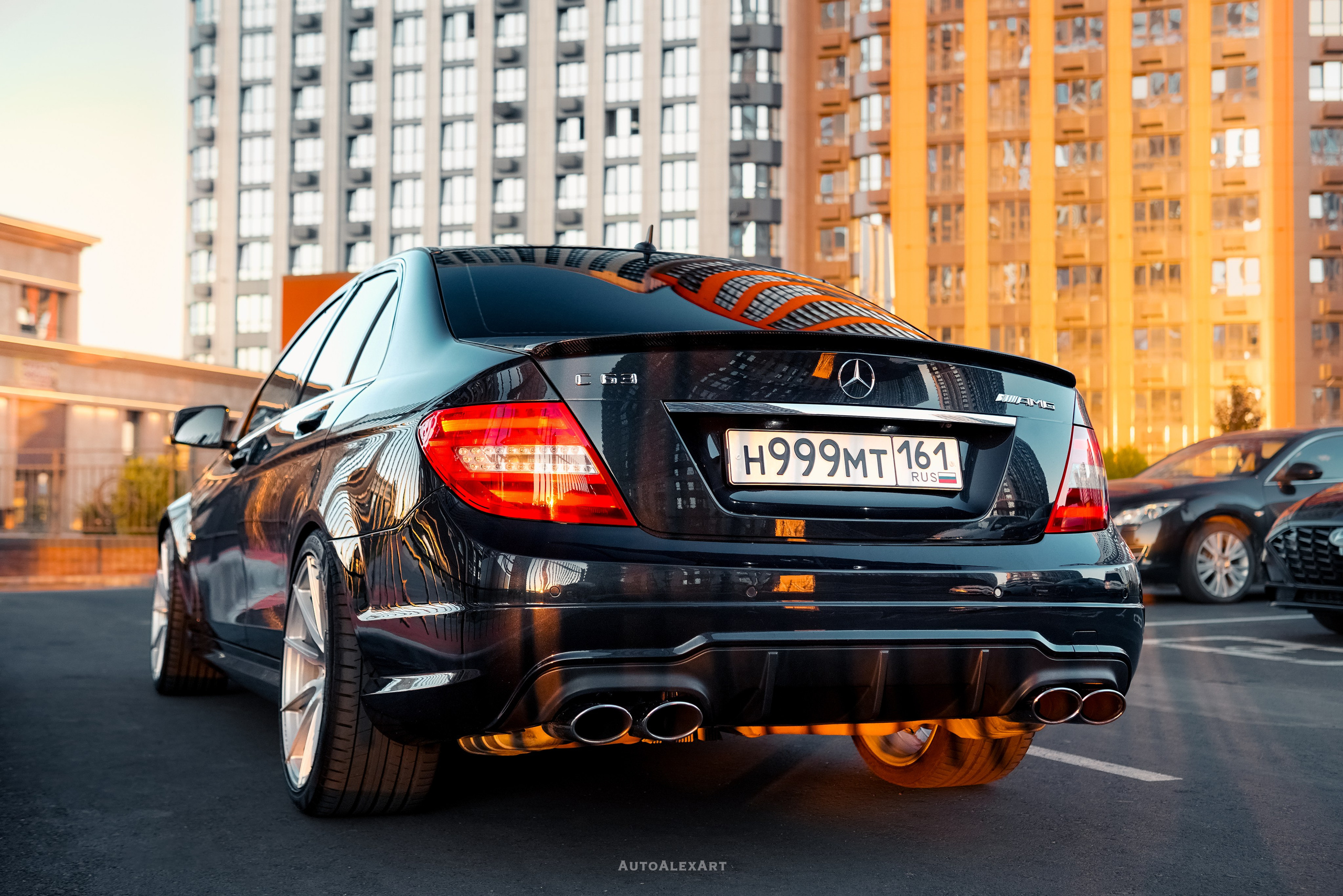 Mercedes Benz C63 AMG W204. AutoAlexArt