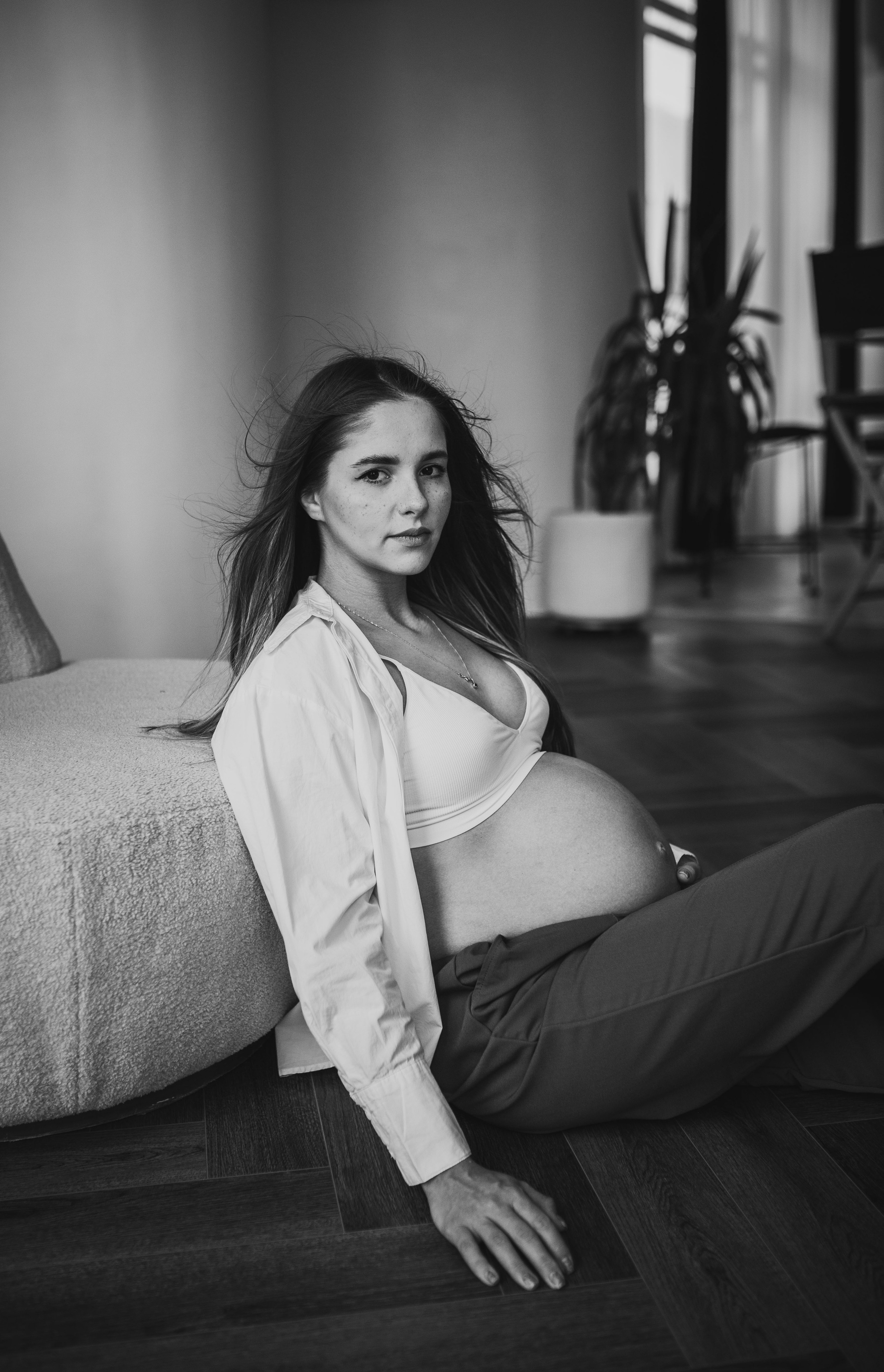 Фотосессия беременности в студии. Семейный фотограф в Домодедово и Москве Елена Пичугина