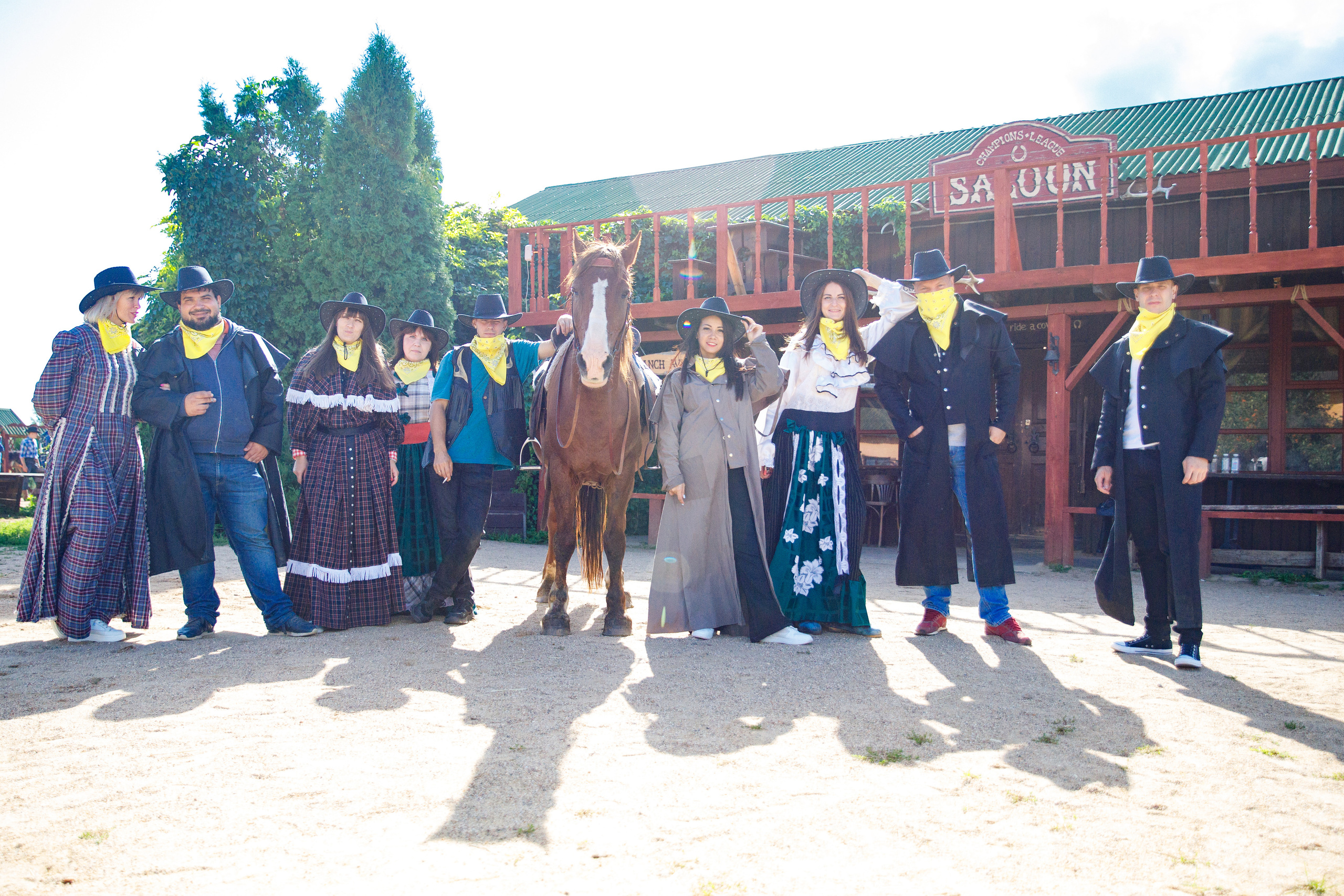 Дикий, дикий Запад. корпоратив компании «Европарк». Студийный и свадебный фотограф в Москве Айк Саркисян