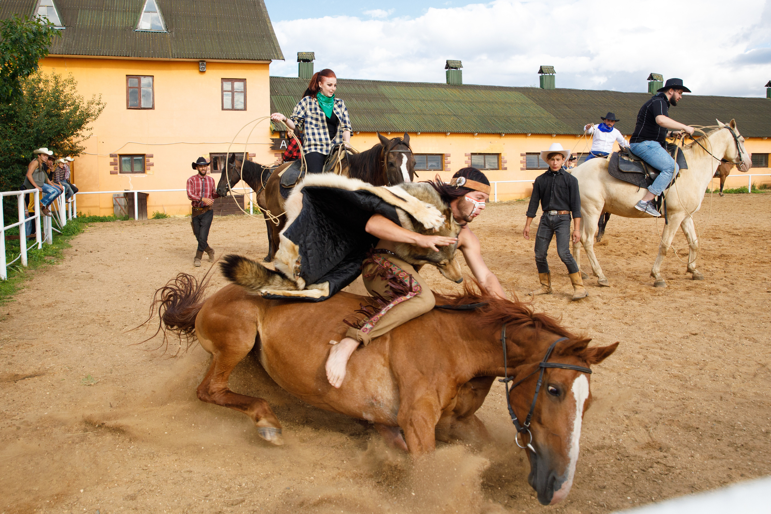Дикий, дикий Запад. корпоратив компании «Европарк». Студийный и свадебный фотограф в Москве Айк Саркисян