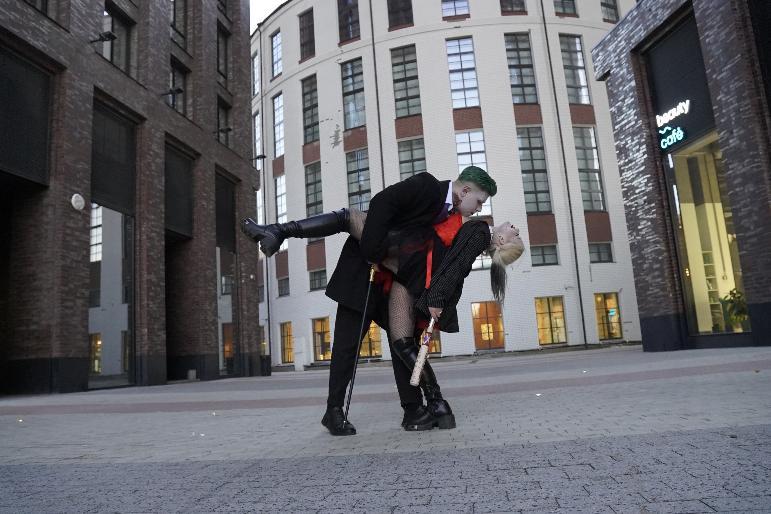 Харли и Джокер. Фотограф и видеограф Елена Суетенкова, Создание ярких воспоминаний о важных событиях. Москва, Россия, Мир