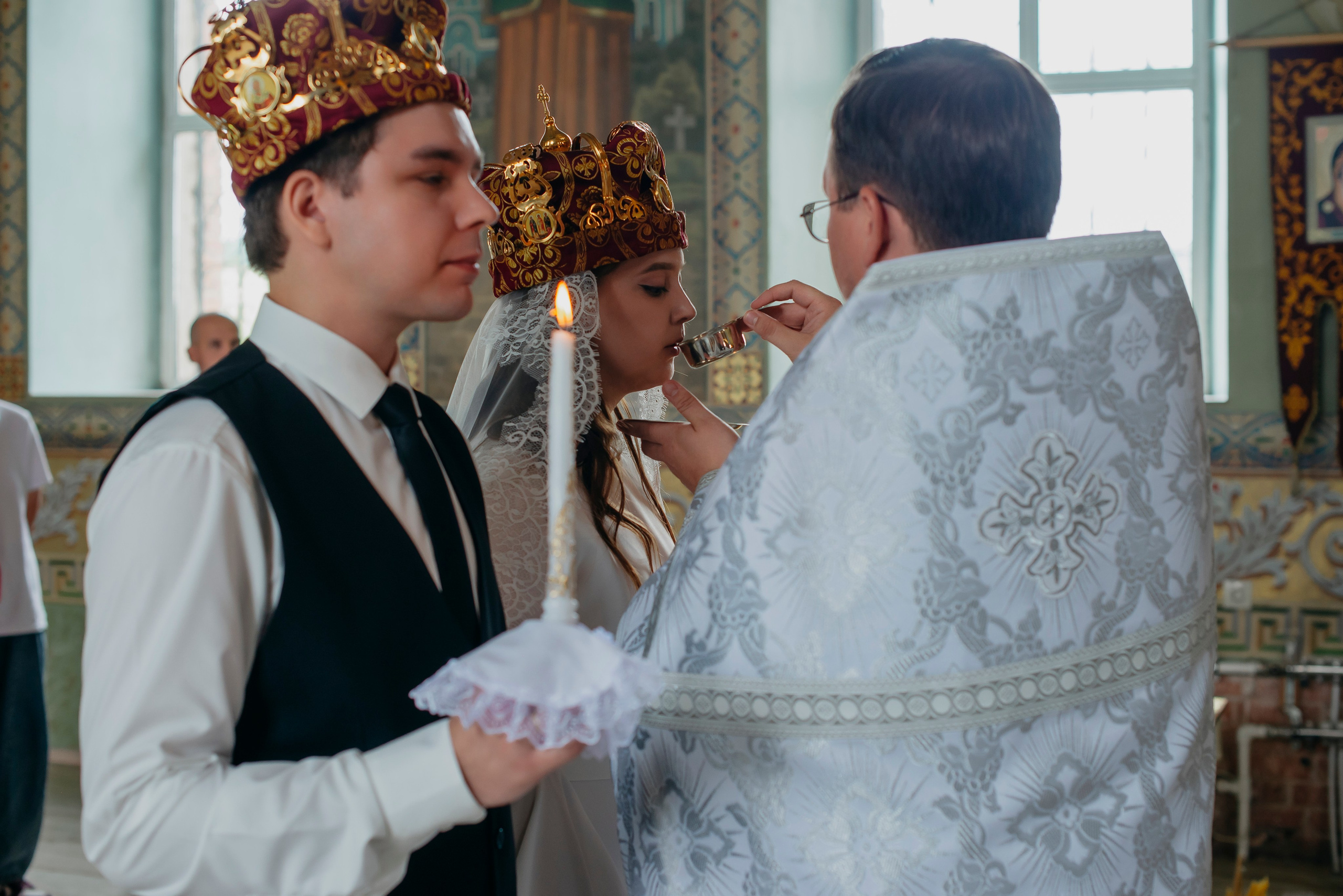 Таинство венчания. Фотограф Дарья Семина