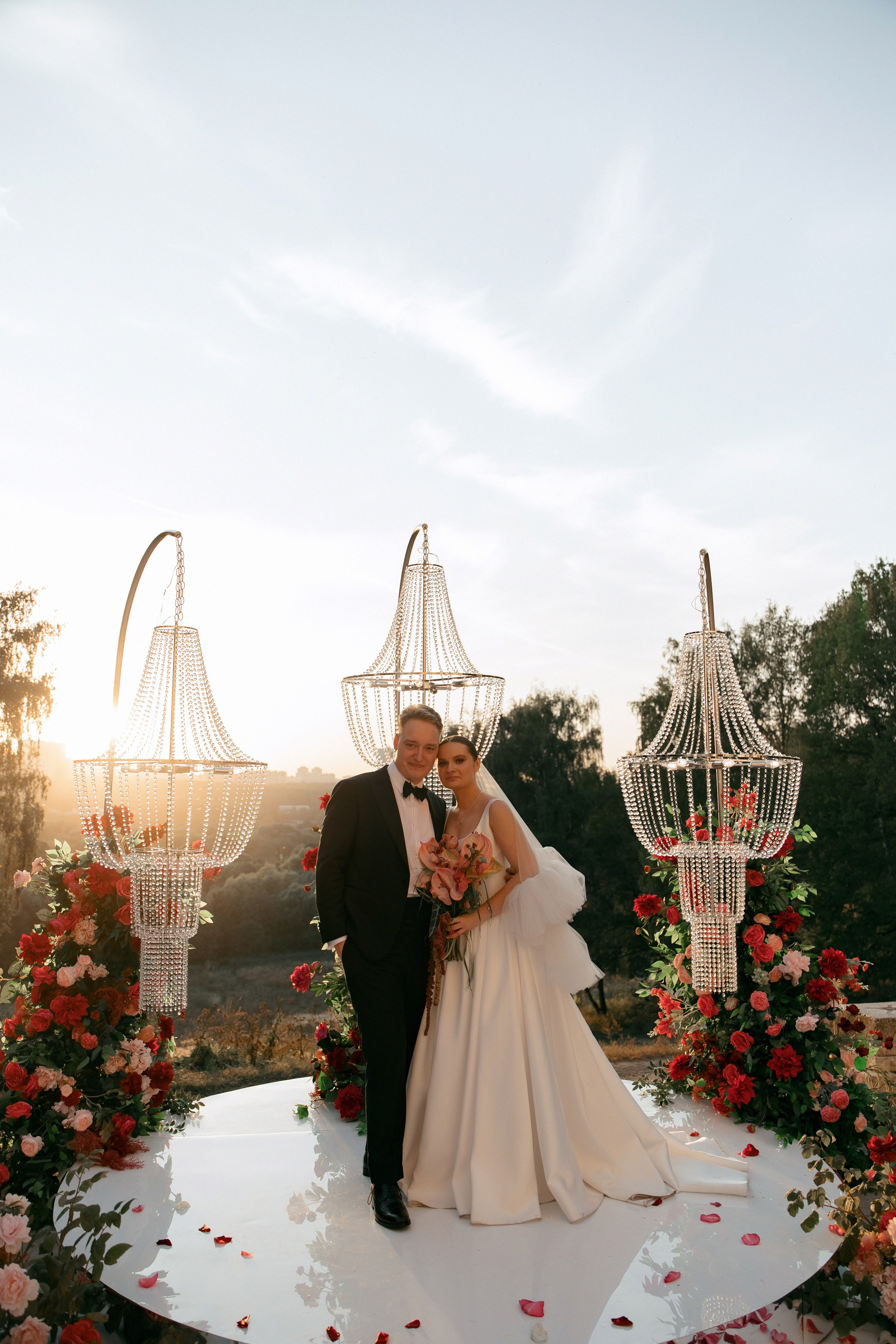 закатные свадебные фото фотограф в москве фотосессия в усадьбе выездная церемония