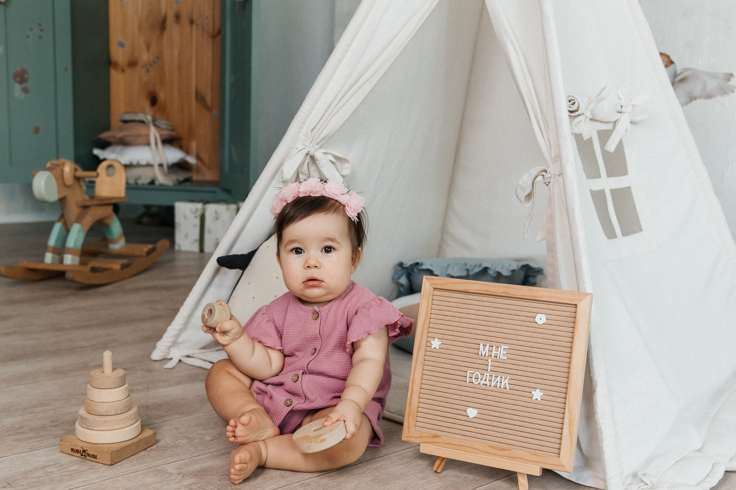 Фотосессия на годик.