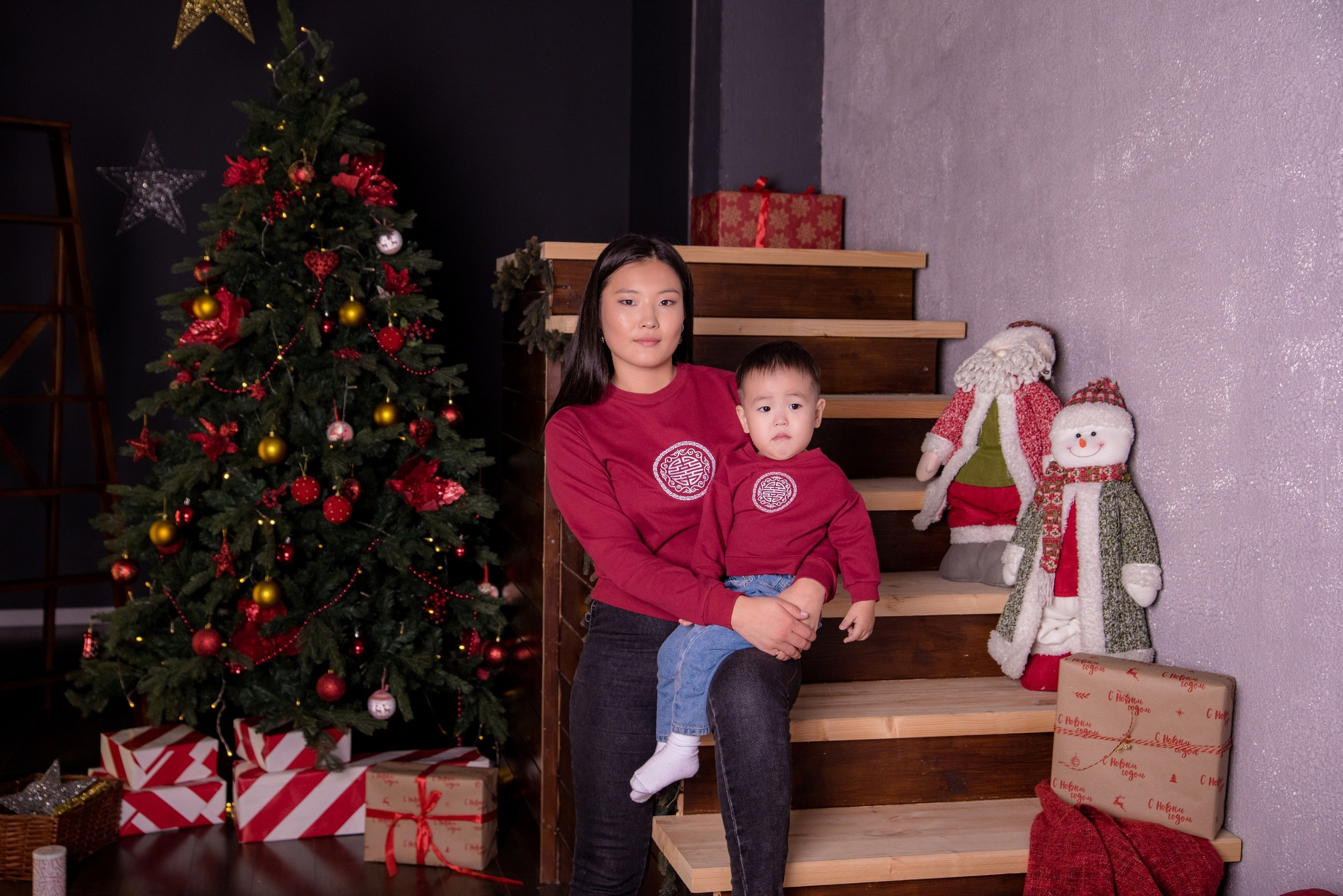 Комплекты Family look. Фотостудия Малина в городе Улан-Удэ. Фотограф Ирина Жарникова