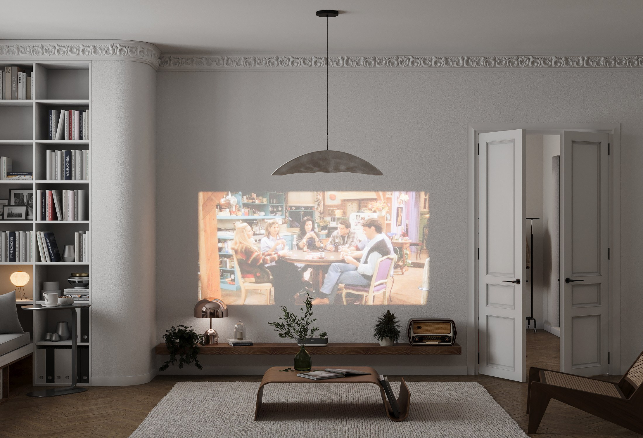 Кухня-гостиная. 3D-дизайнер Кристина Пуляевская