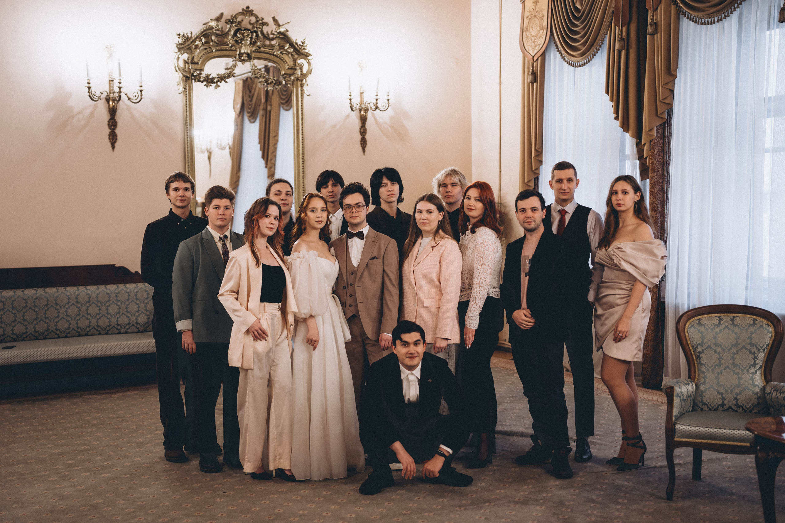 СВАДЕБНАЯ СЬЕМКА ВО ВТОРОМ ДВОРЦЕ С ГОСТЯМИ И ПРОГУЛКА В ТАВРИЧЕСКОМ САДУ. Профессиональный фотограф, Санкт-Петербург — Виктория Богомолова