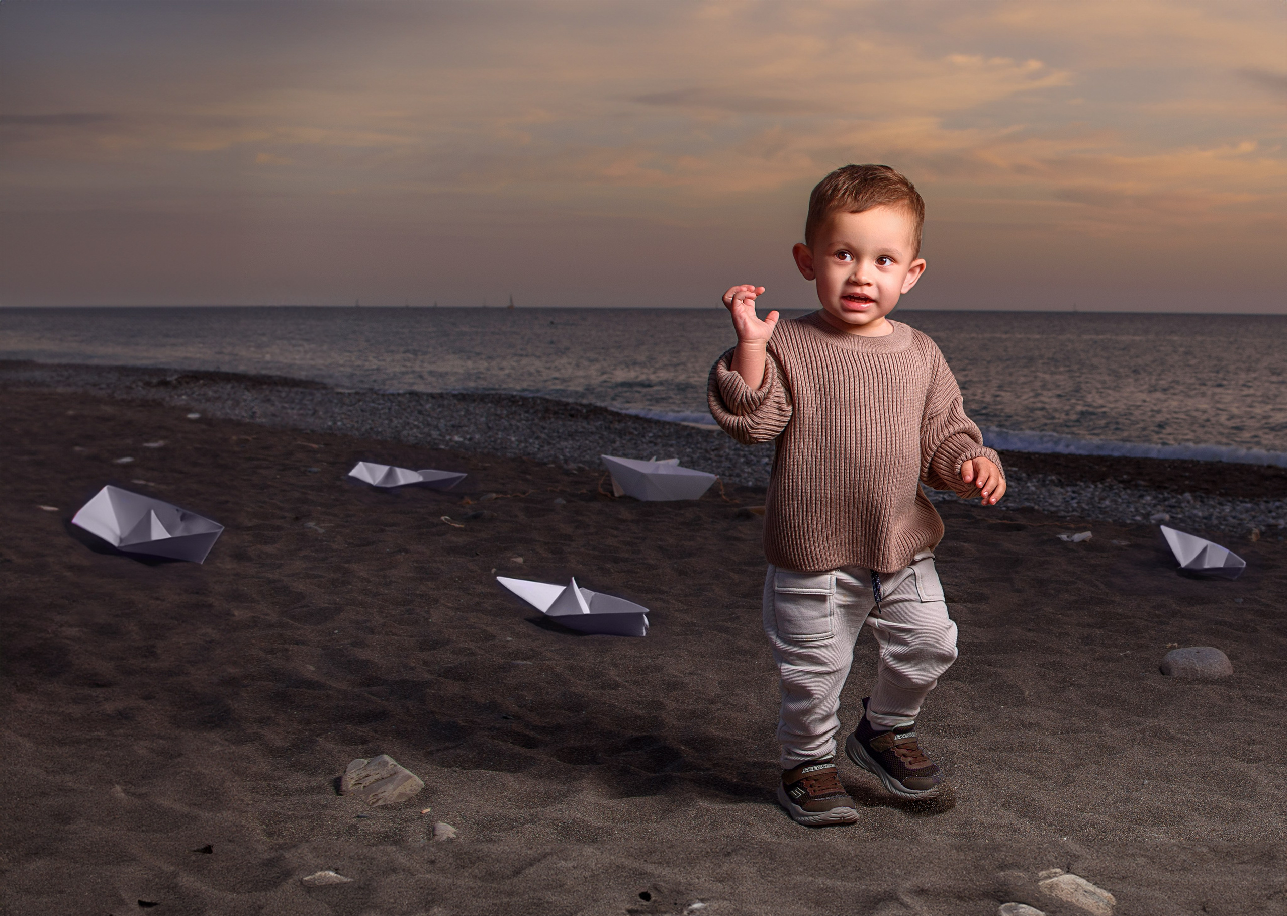 Фотосессия мальчика на море. Детский студийный фотограф Сочи