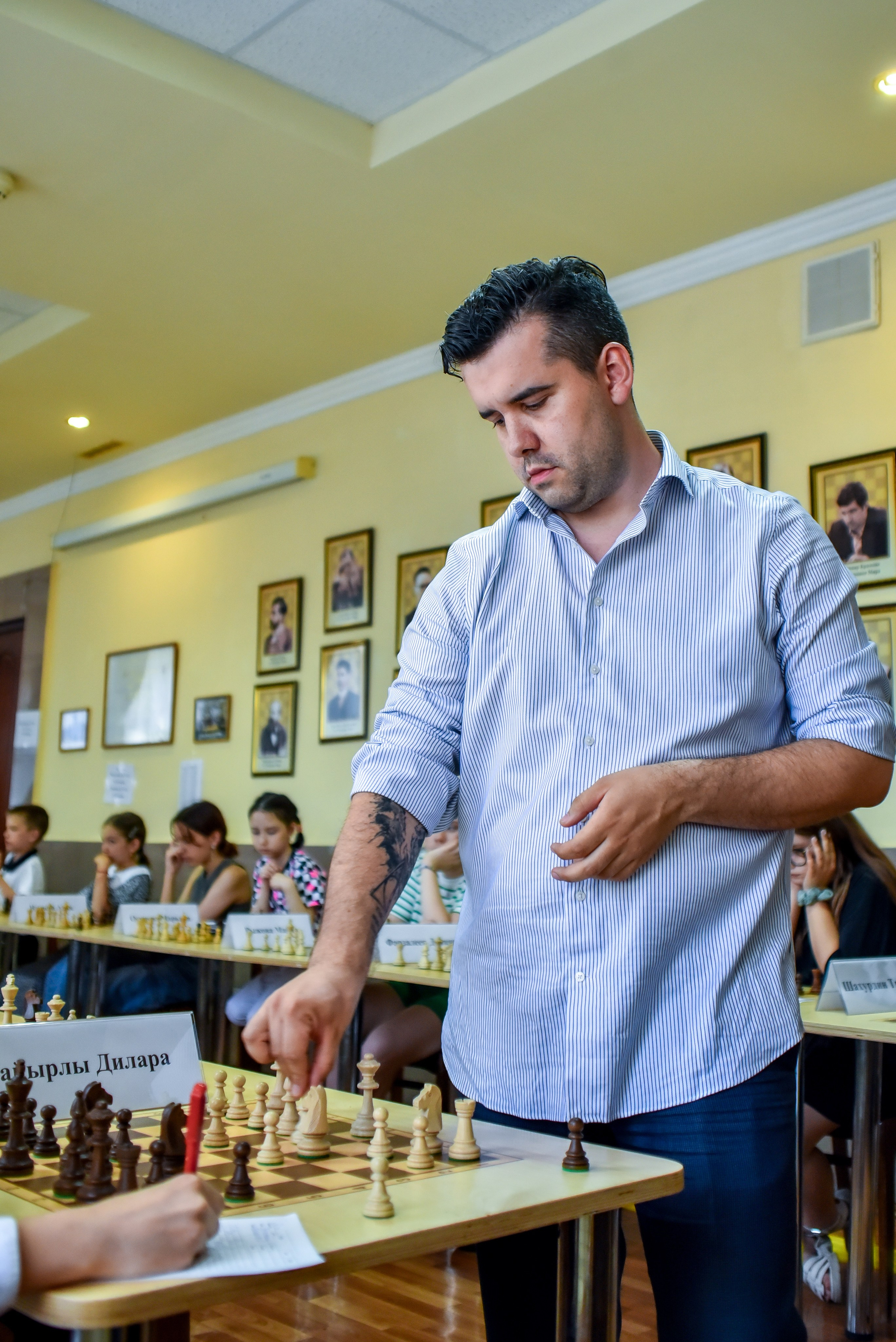 Ян Непомнящий, пресс-подход. Спортивный и репортажный фотограф в Казани Вячеслав Сатонин