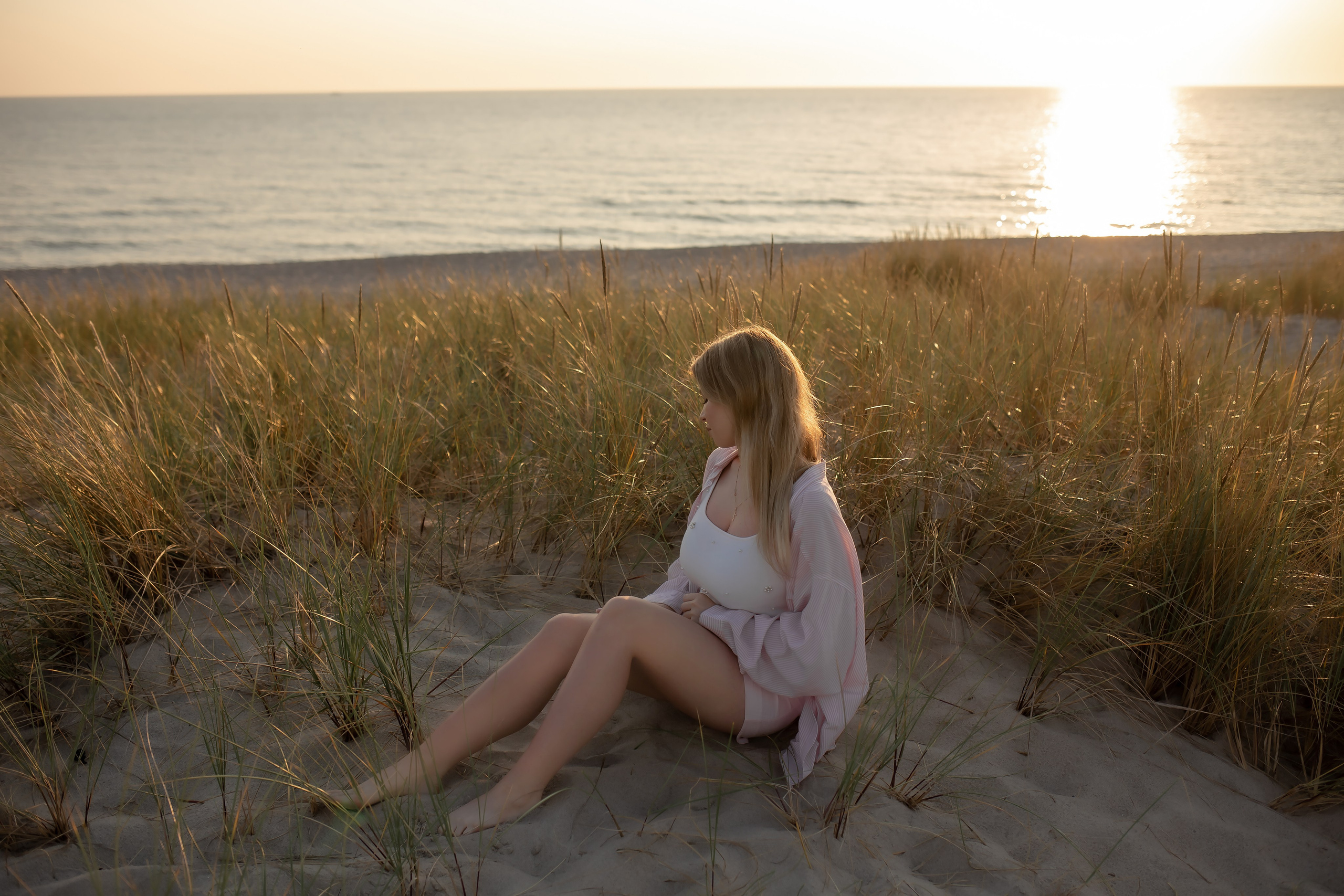 Екатерина и Антон. На закате. Фотограф в Калининграде Решетникова Алина