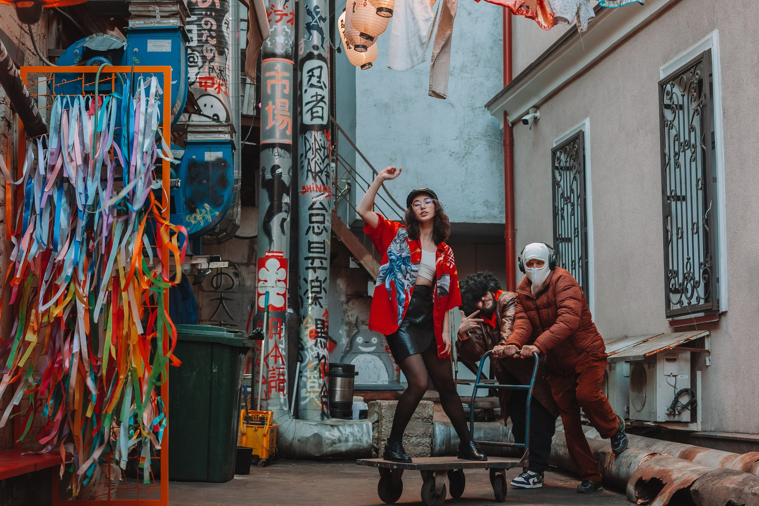 Японский квартал. Творческая съёмка. Стилист Мария. Модель Аля. Портретный и репортажный фотограф в Москве, Ольга Ларема