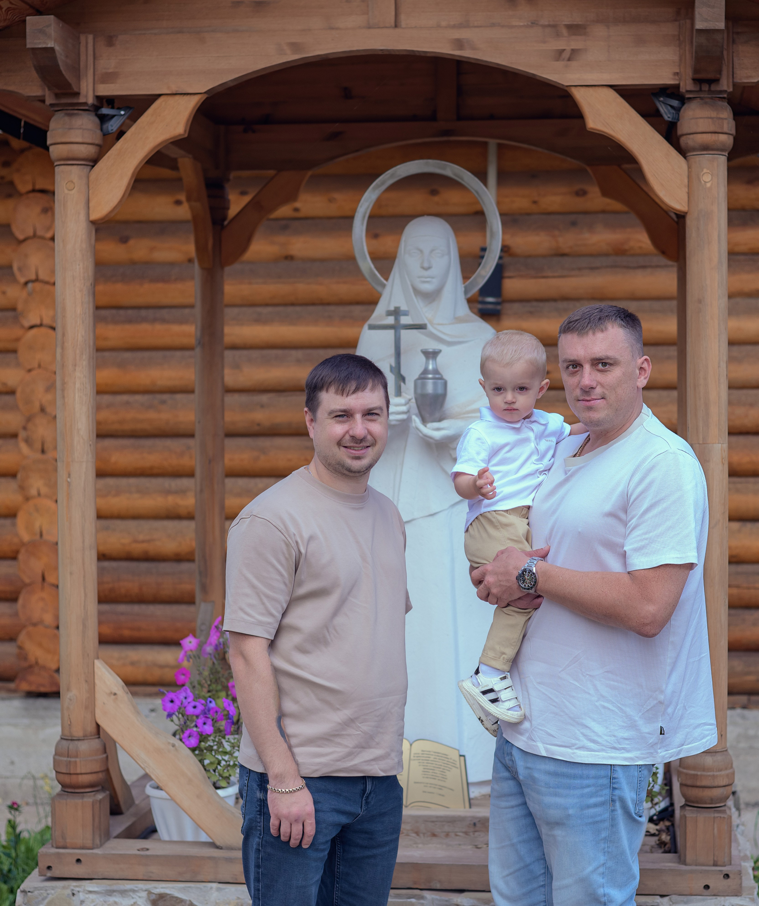 Крещение Витюши в храме священномученника Амфилохия. Фотографы крещения/венчания  Красноярск Татьяна и Вячеслав Переваловы