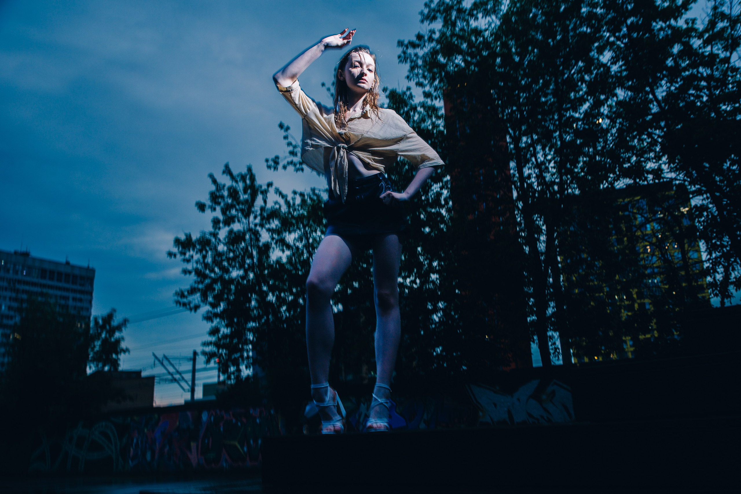 Прогулка под дождем. Фотограф в Москве, Дмитрий Горбатов