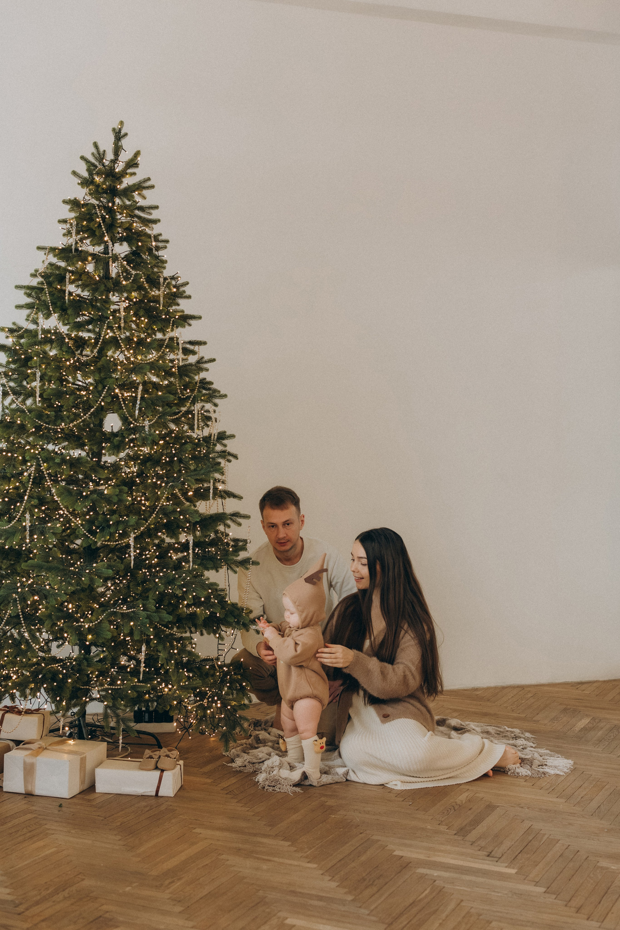 Семейная новогодняя фотосессия. Фотограф Москва Виктория-Антуанетта