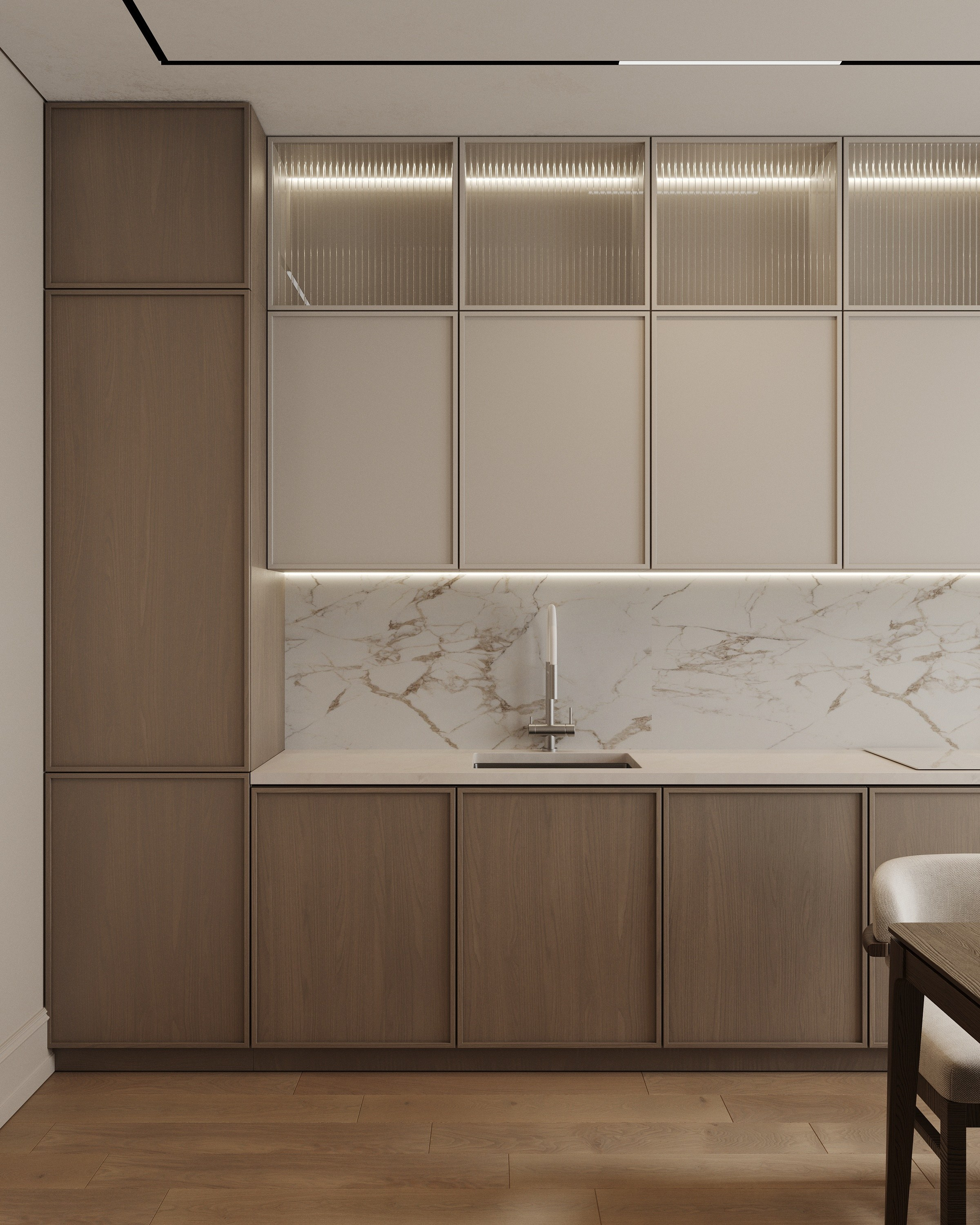 SPB | DOMINO 61 м². 3d визуализатор Анастасия Науменко