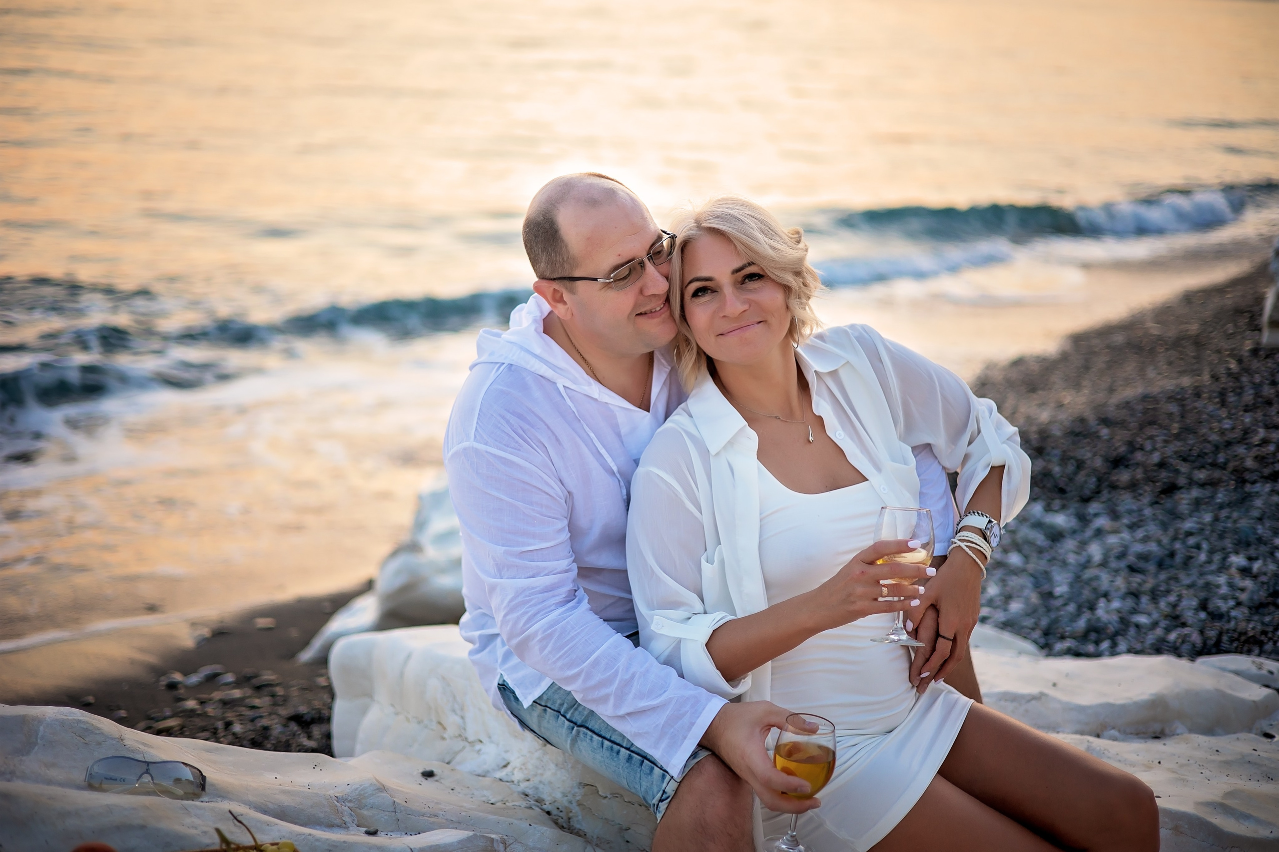 Танюшка на белых скалах. Свадебный и семейный фотограф в Абхазии Эля Цишба