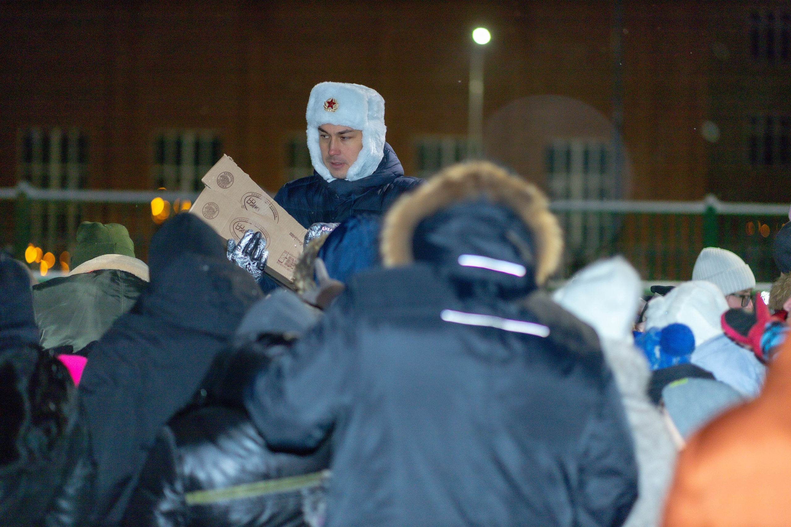 Елка в микрорайоне Университет. Фотограф г. Чебоксары Николай Фадеев