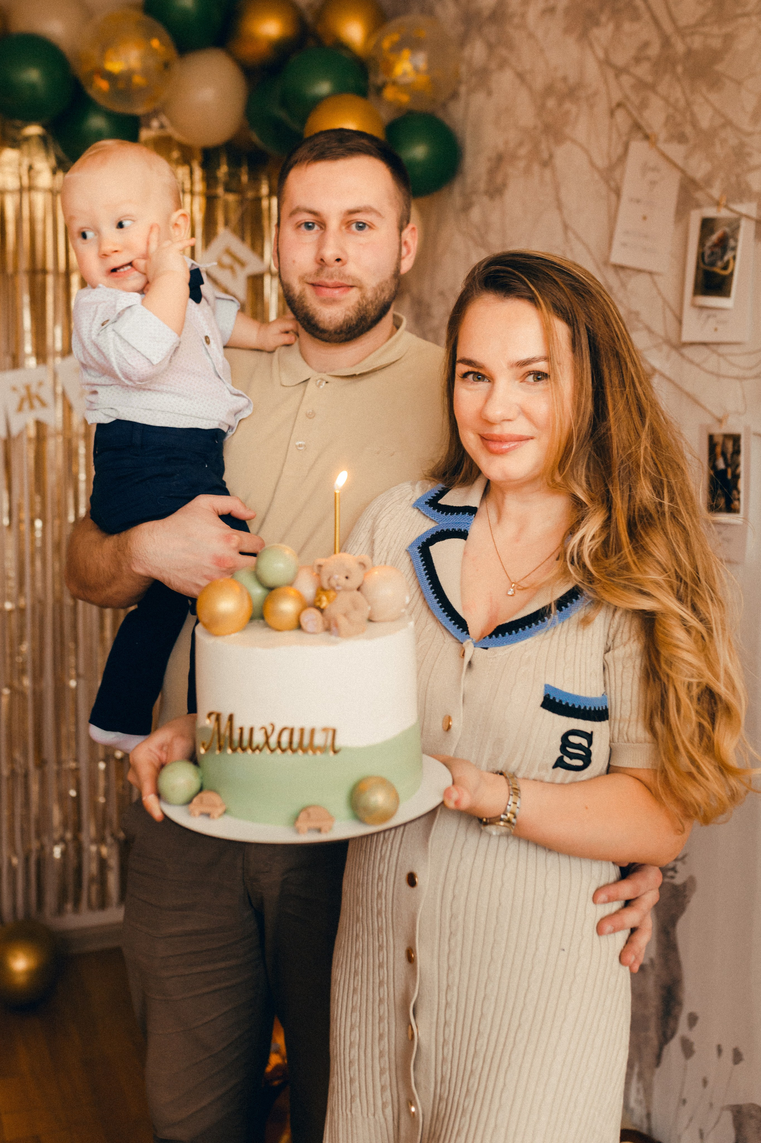 Михаилу 1 годик. Фотограф Куянова Алина, семейные и свадебные фотосессии в Калининграде