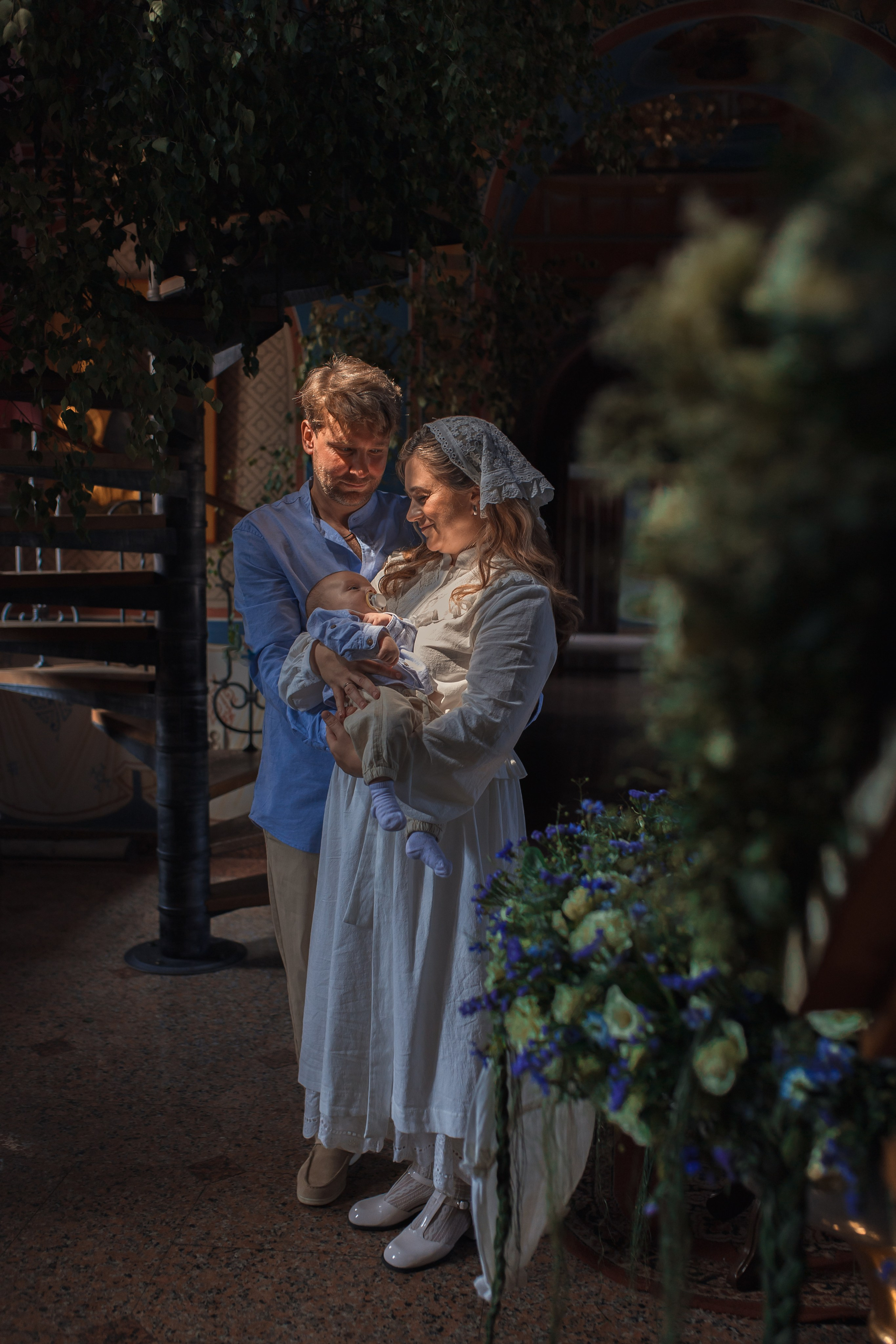 Крещение в Знаменской Церкви г. Переславль Залесский. Профессиональный фотограф в Москве и Мо Мария Шантарёва