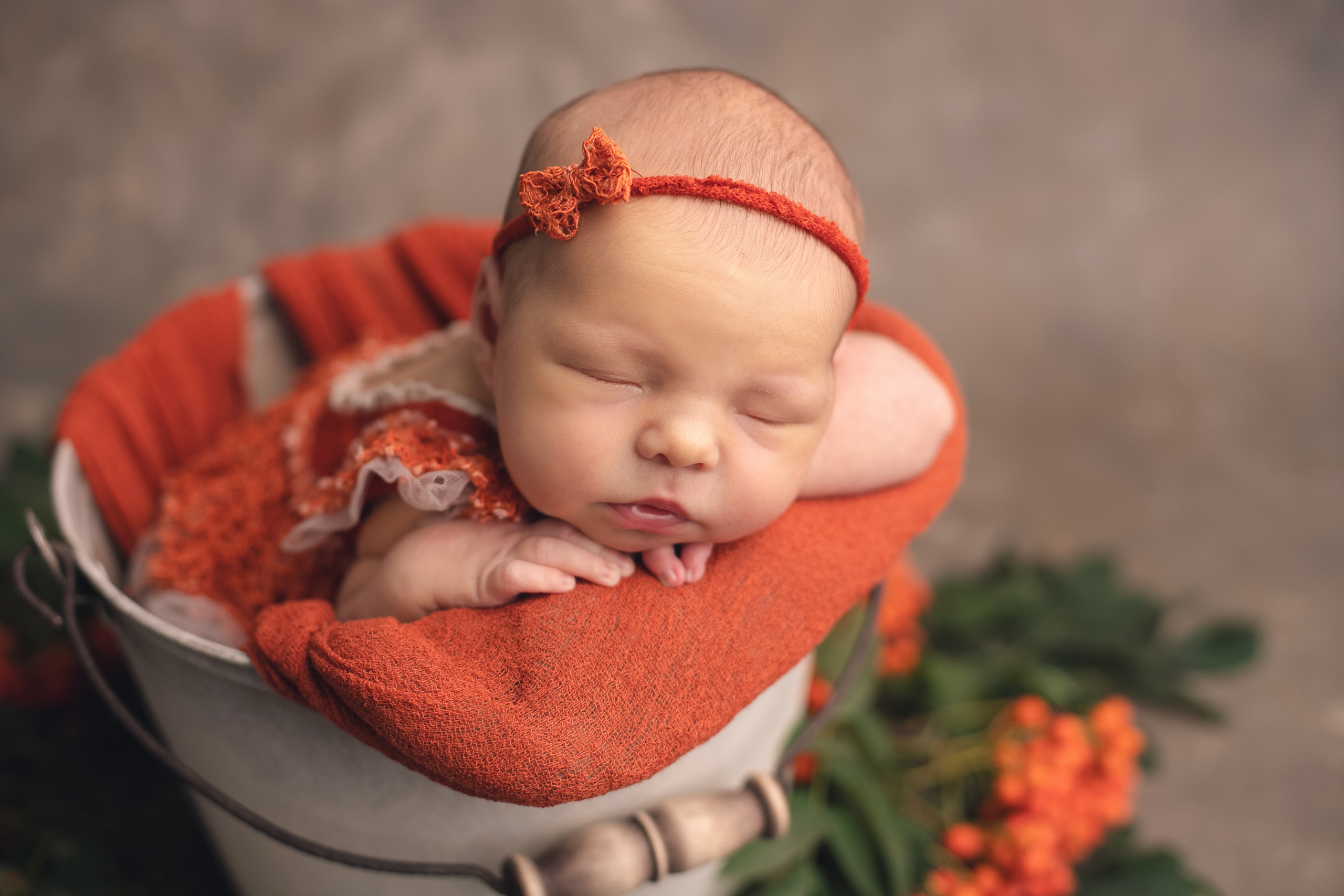 Анюта. Фотограф новорожденных в г. Россошь Виктория Нечепуренко