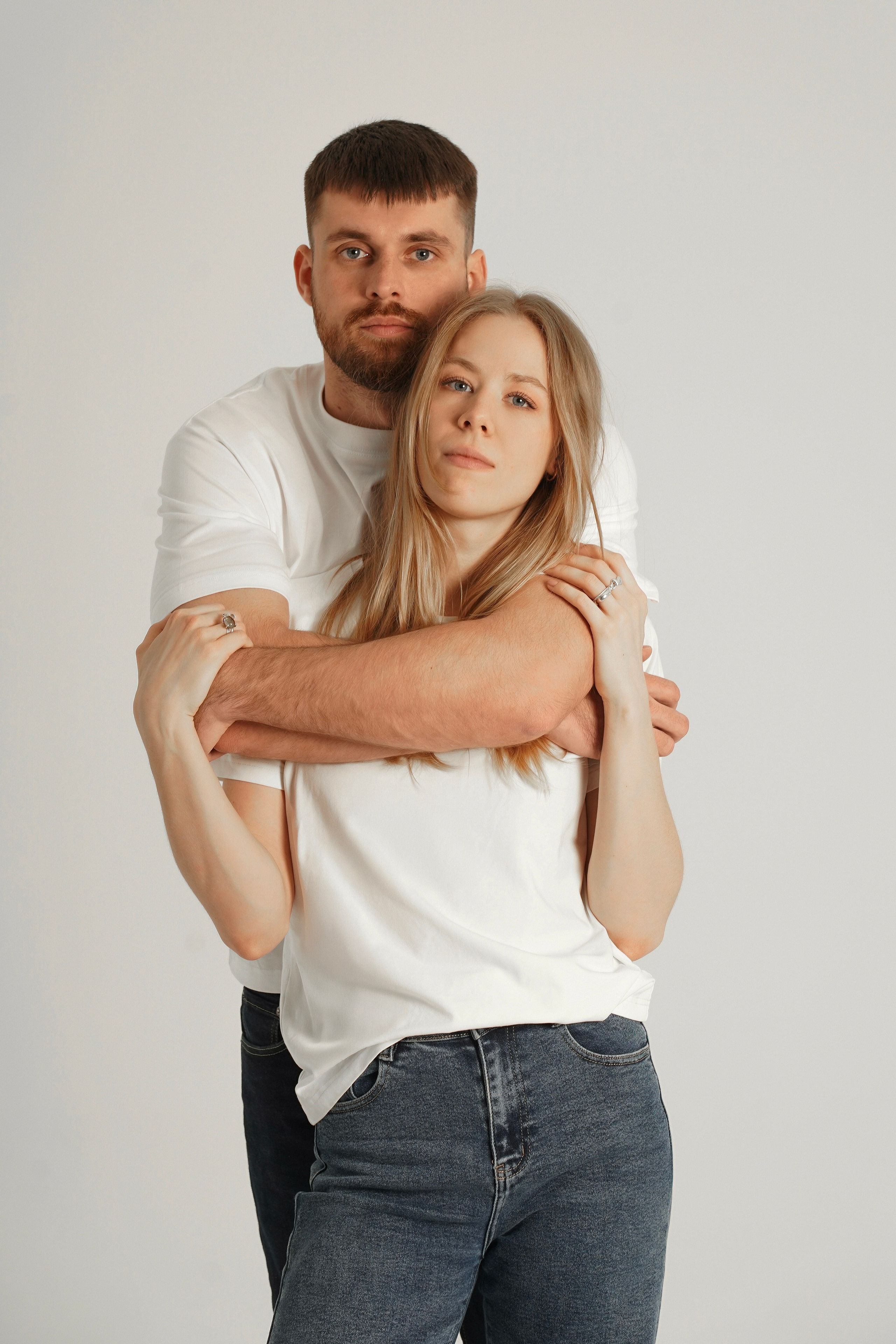 Съемка на циклораме. Юлия и Иван. Анна, фотограф Москва, Зеленоград