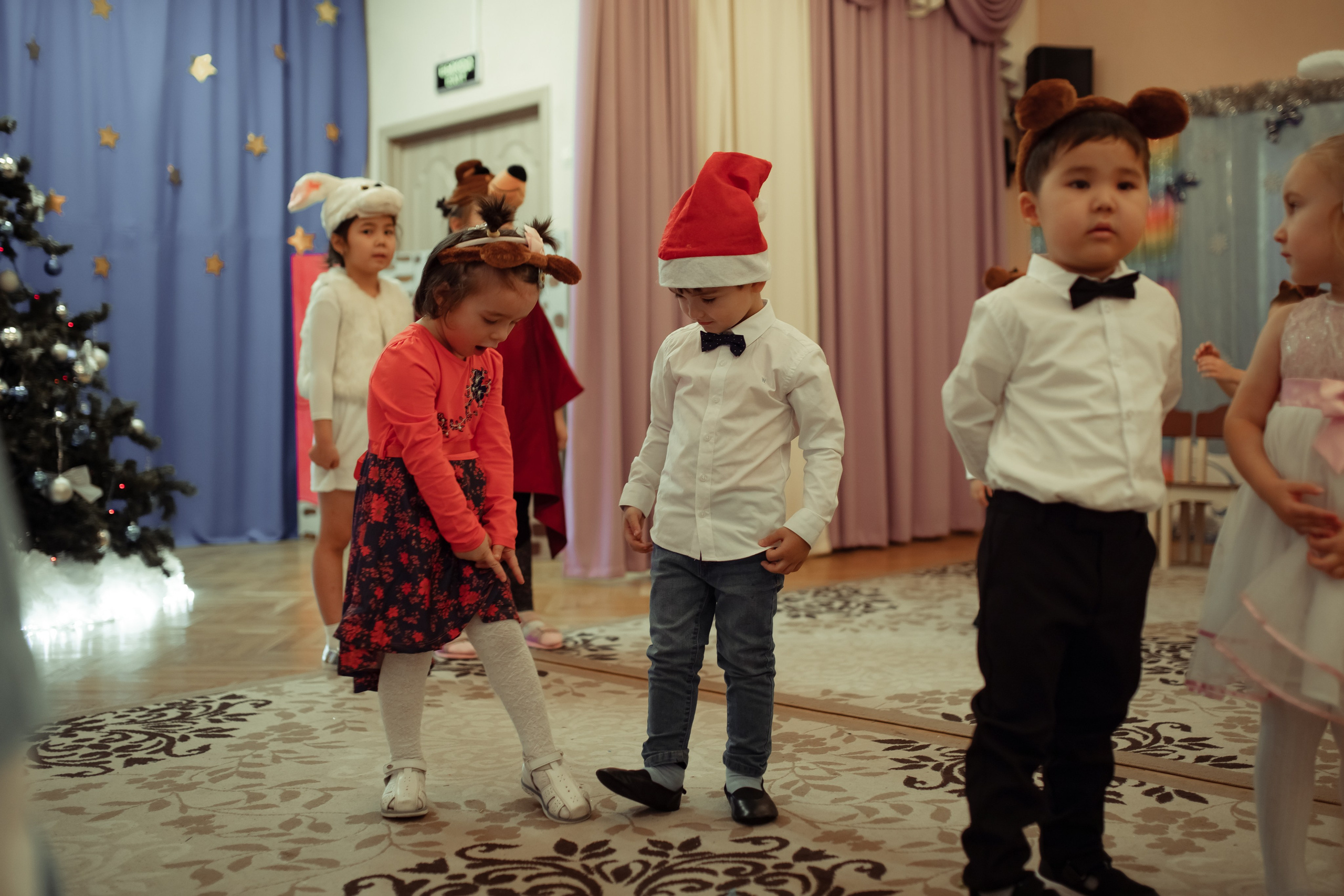Новогодний утренник в детском саду. Семейный и детский фотограф в Москве Дорогова Екатерина