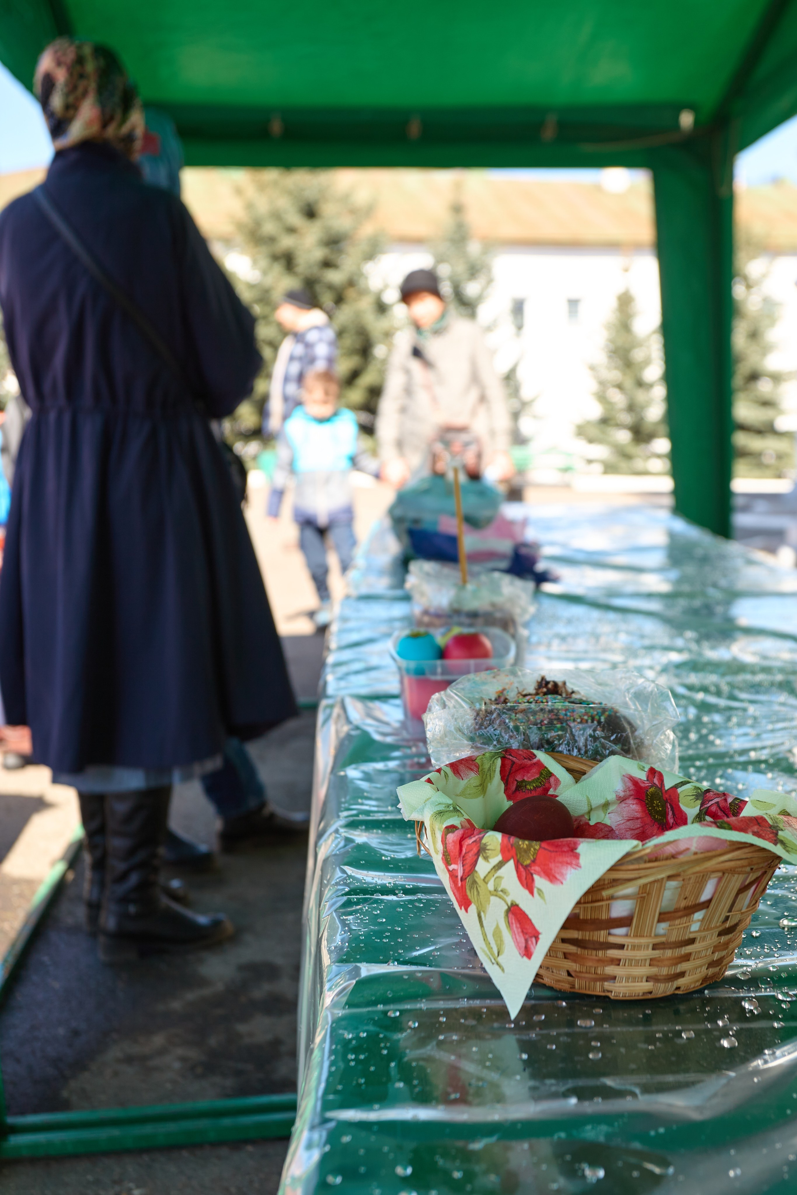 Освящение куличей. Фотограф Илья Прохоров в Кирове