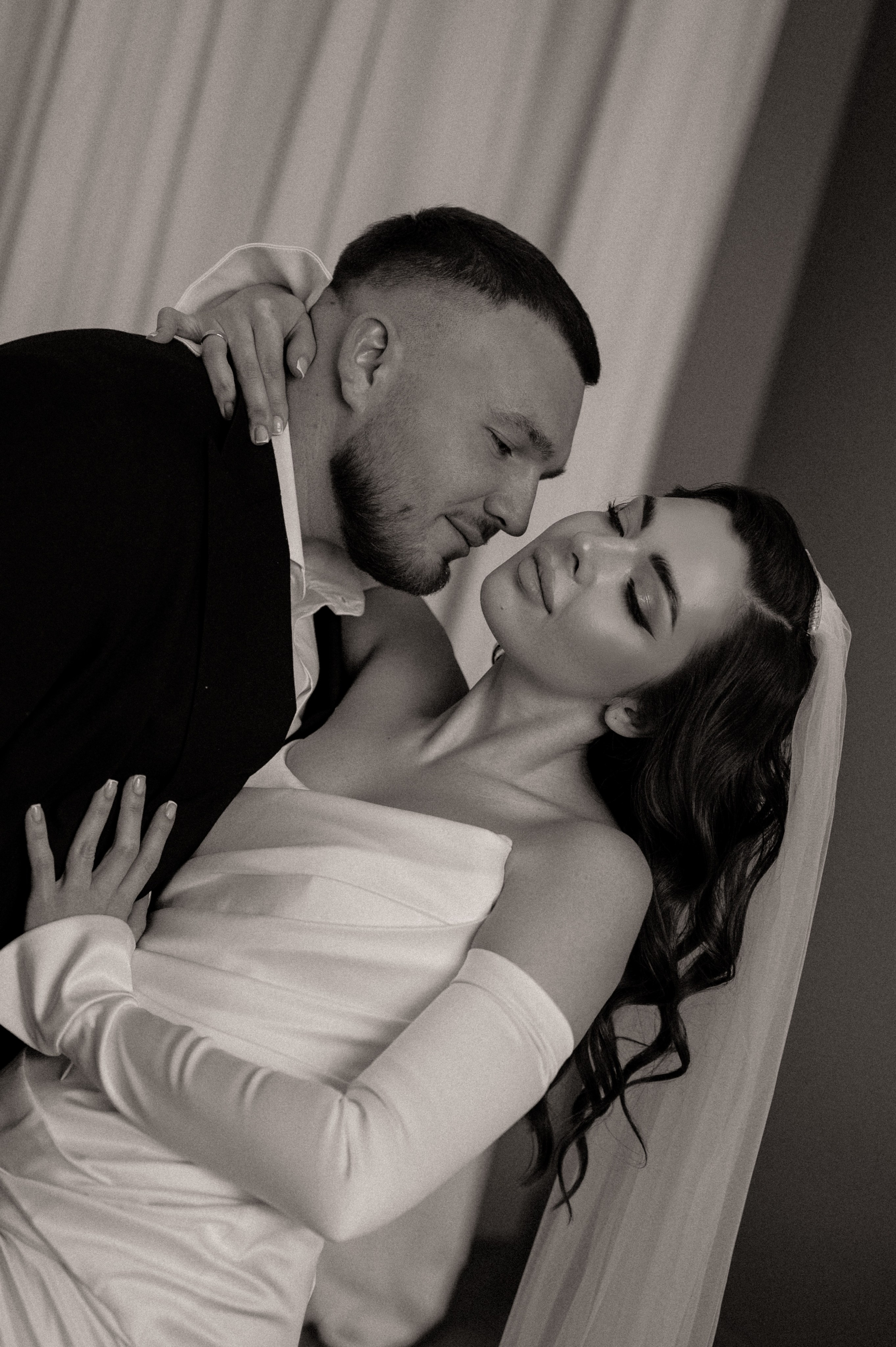 Свадебная фотосессия в студии. Свадебный и семейный фотограф в Краснодаре Алина Мельник