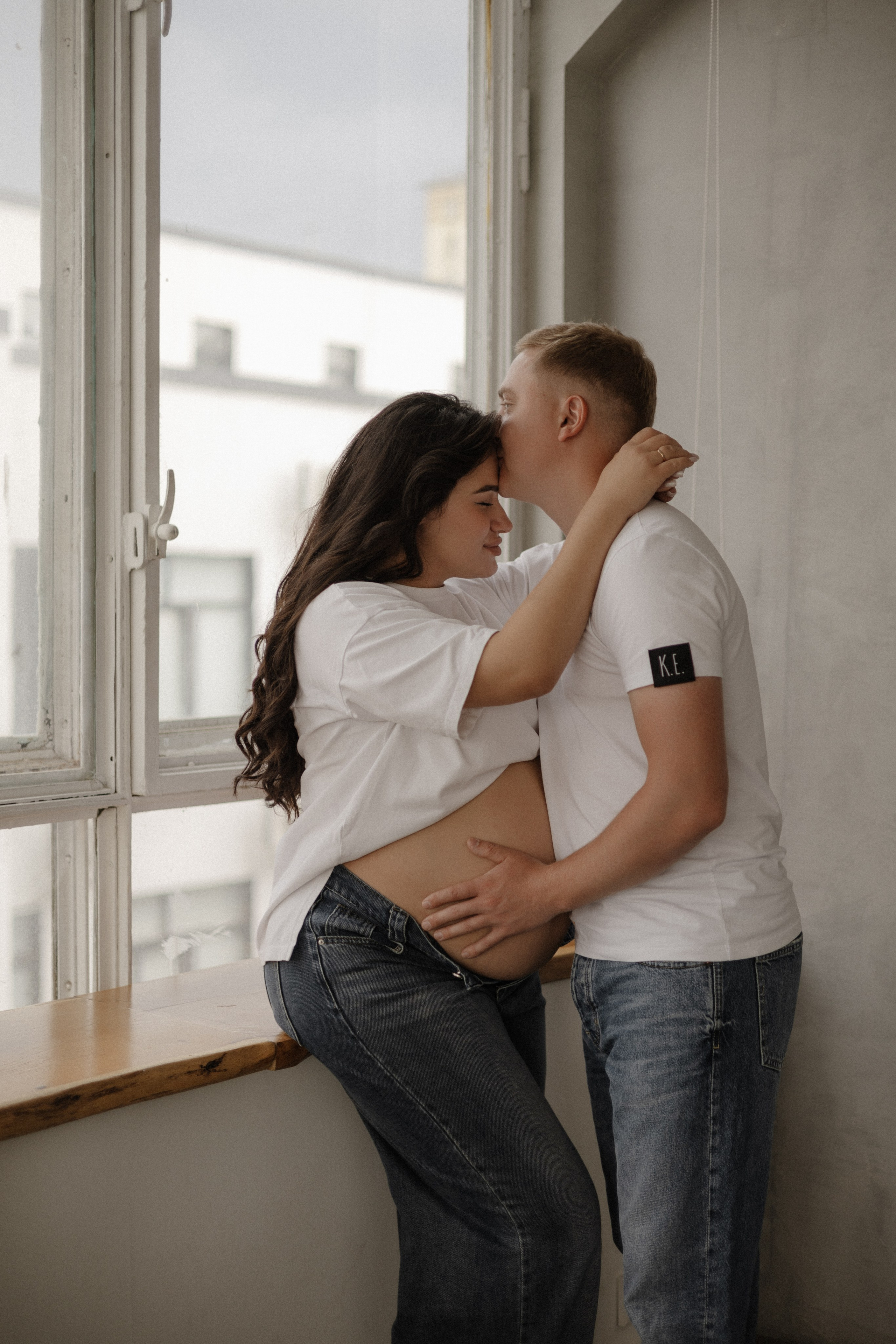 Екатерина и Артем фотосессия в студии. Свадебный и портретный фотограф в Москве Анастасия Масюк