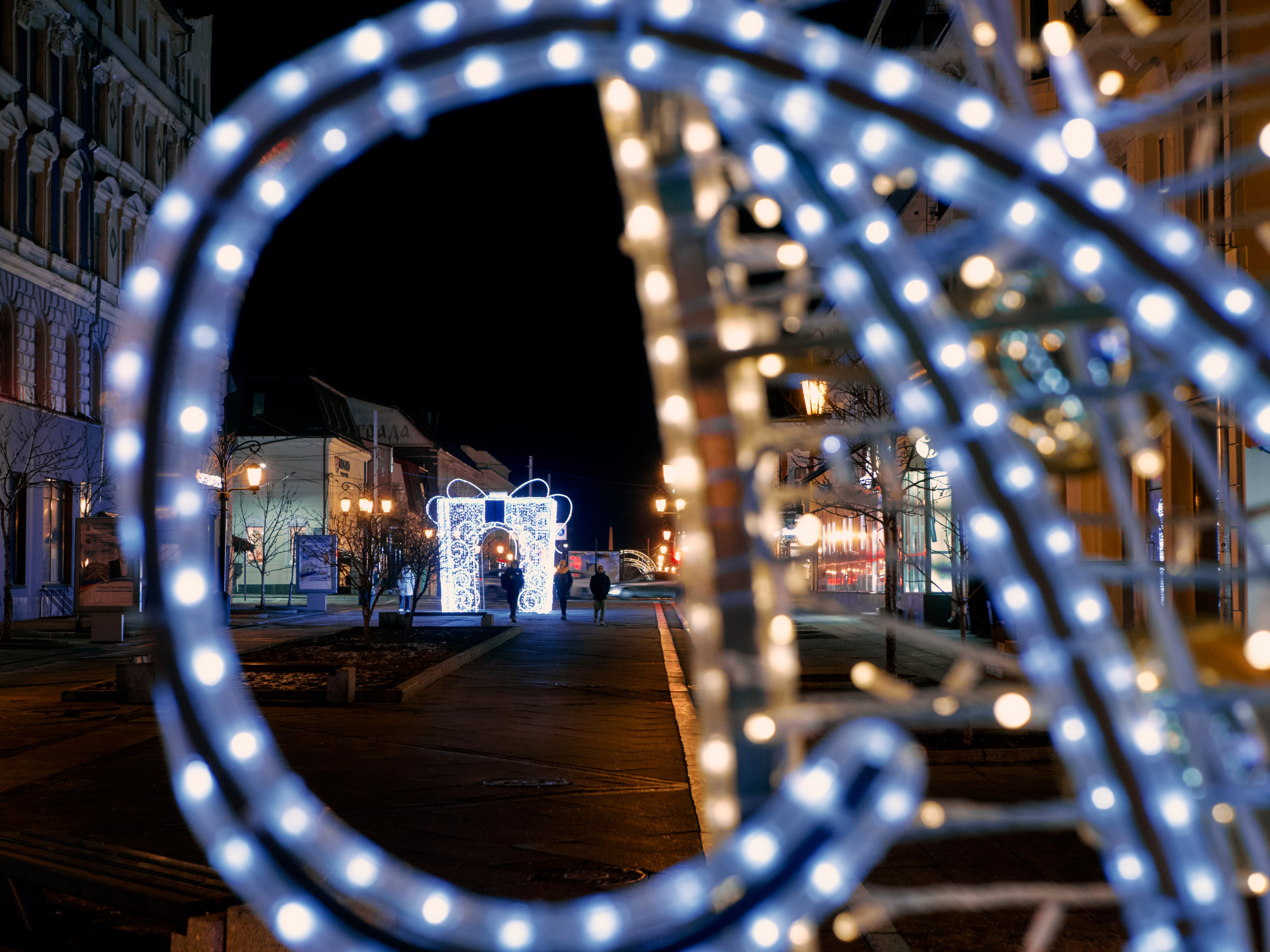 Новогодние виды Самары