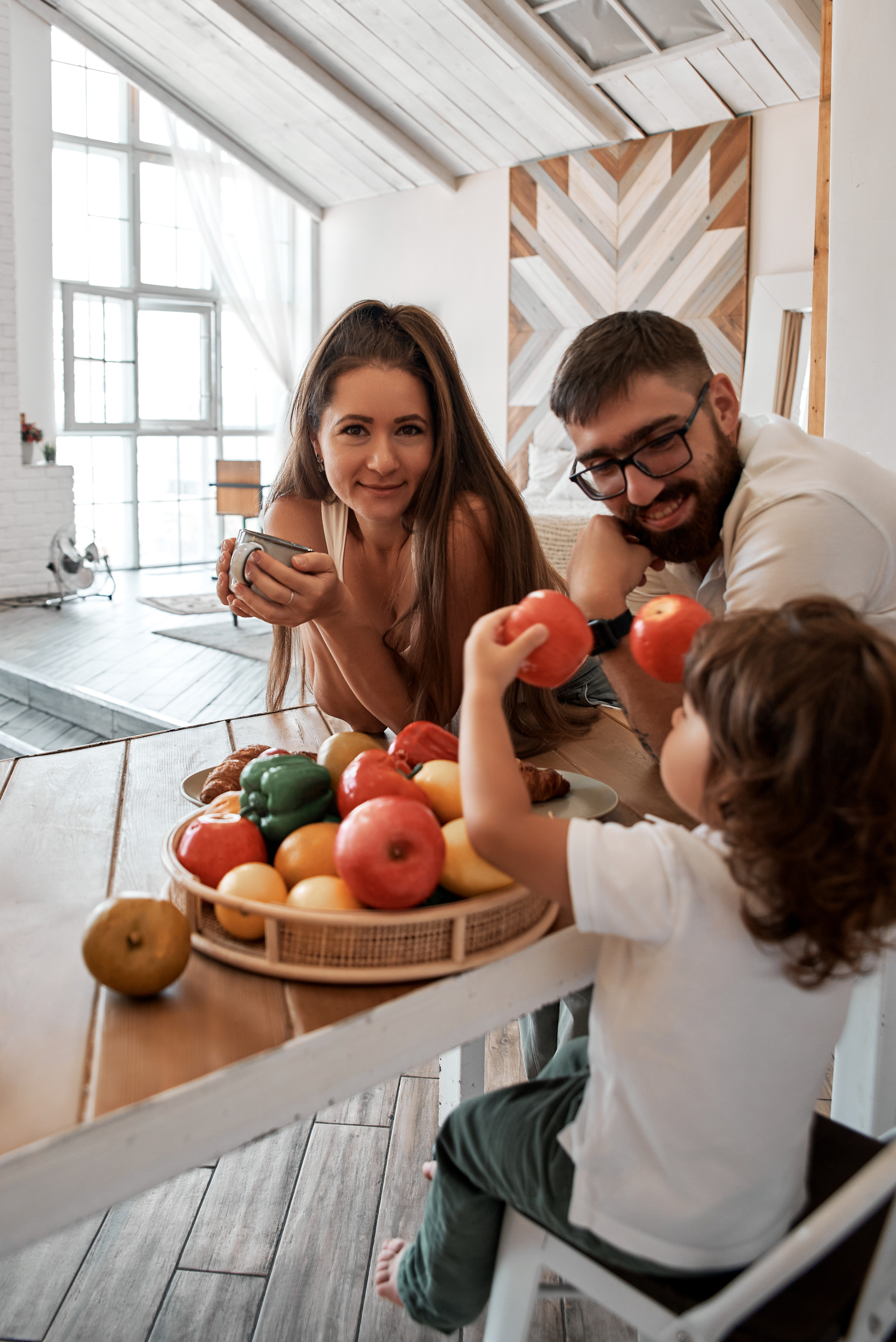 Семейная фотосессия в студии. Анна Гончарова свадебный и репортажный фотограф в Москве