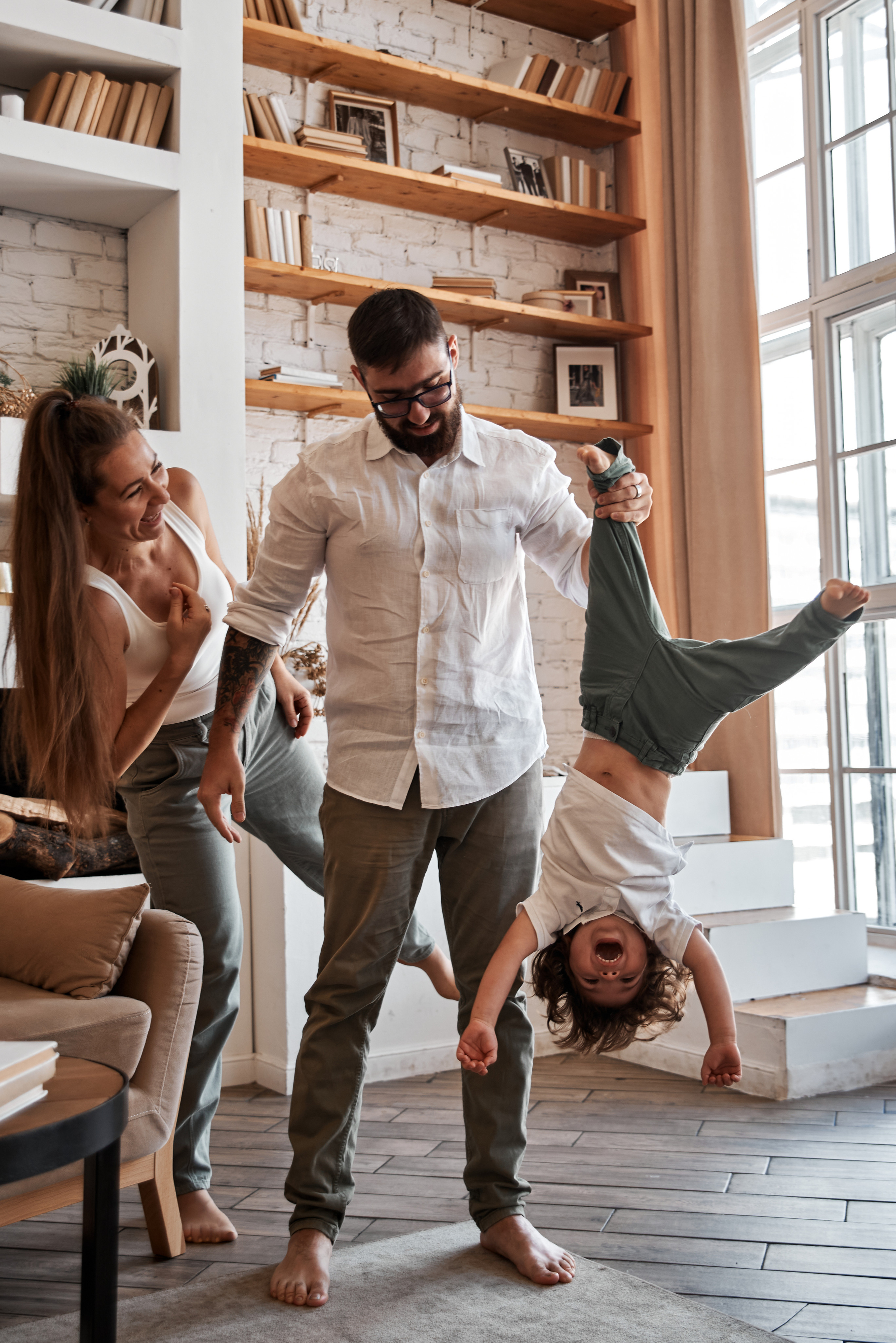 Семейная фотосессия в студии. Анна Гончарова свадебный и репортажный фотограф в Москве