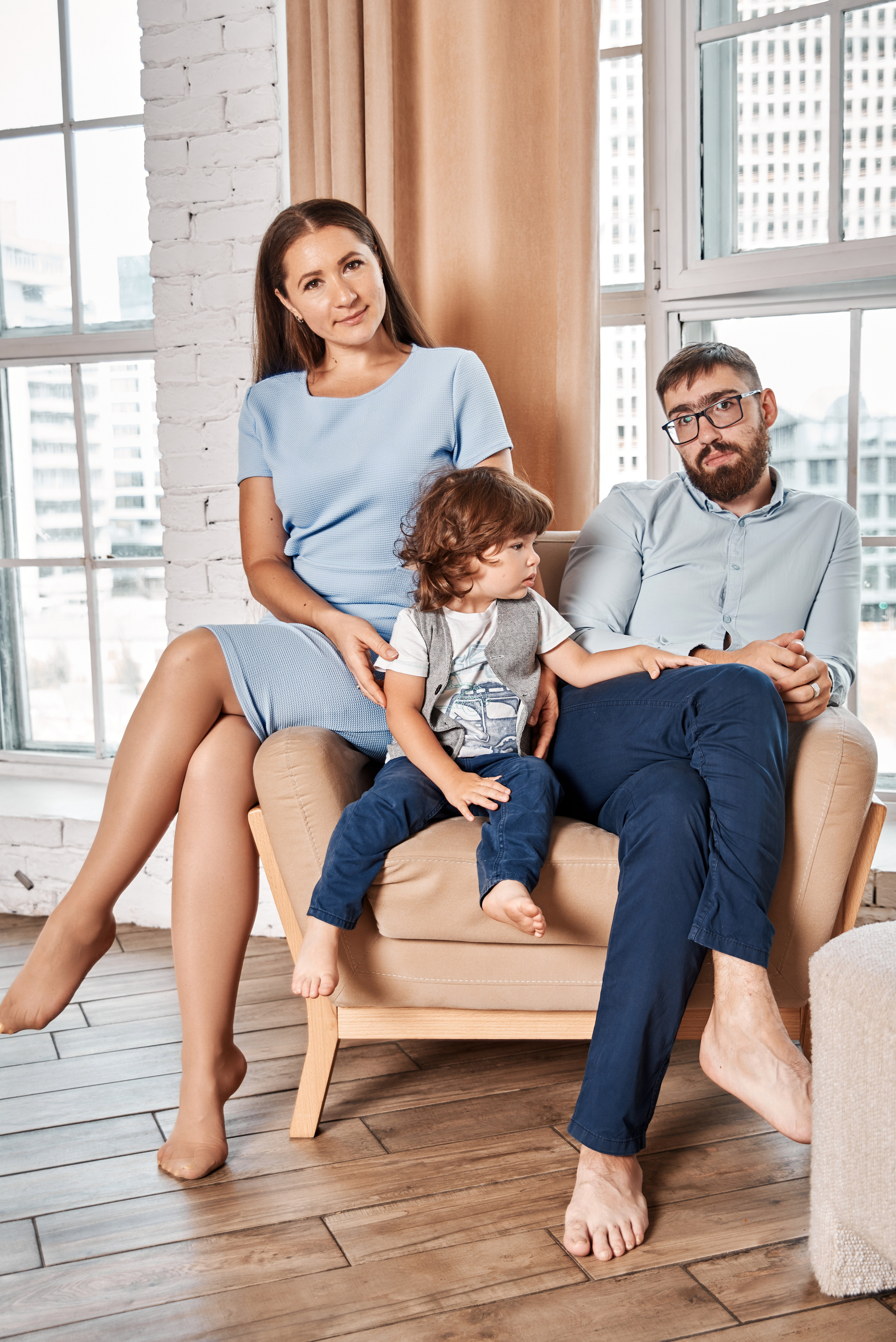 Семейная фотосессия в студии. Анна Гончарова свадебный и репортажный фотограф в Москве