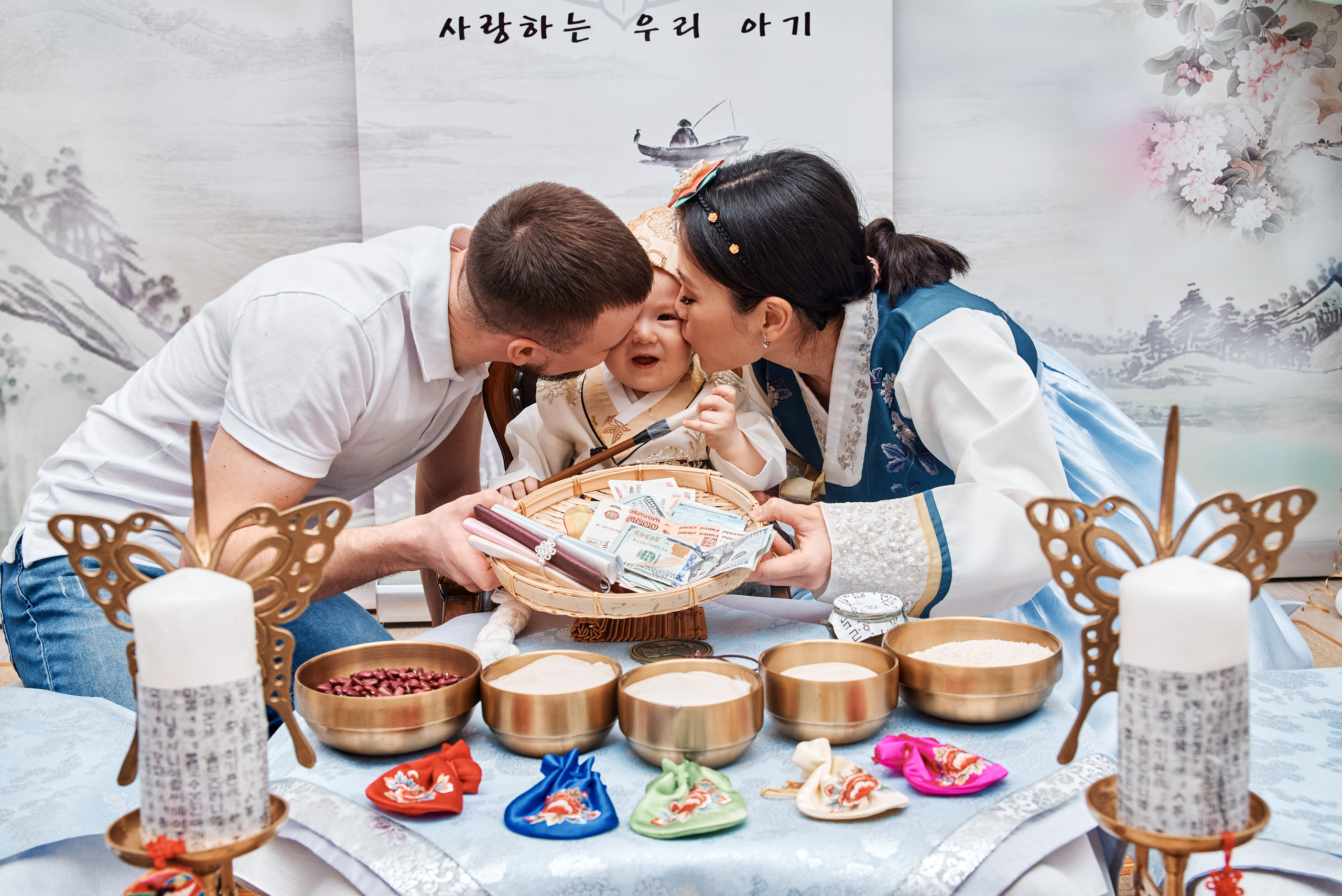 Домашняя съемка первого юбилея. Анна Гончарова свадебный и репортажный фотограф в Москве