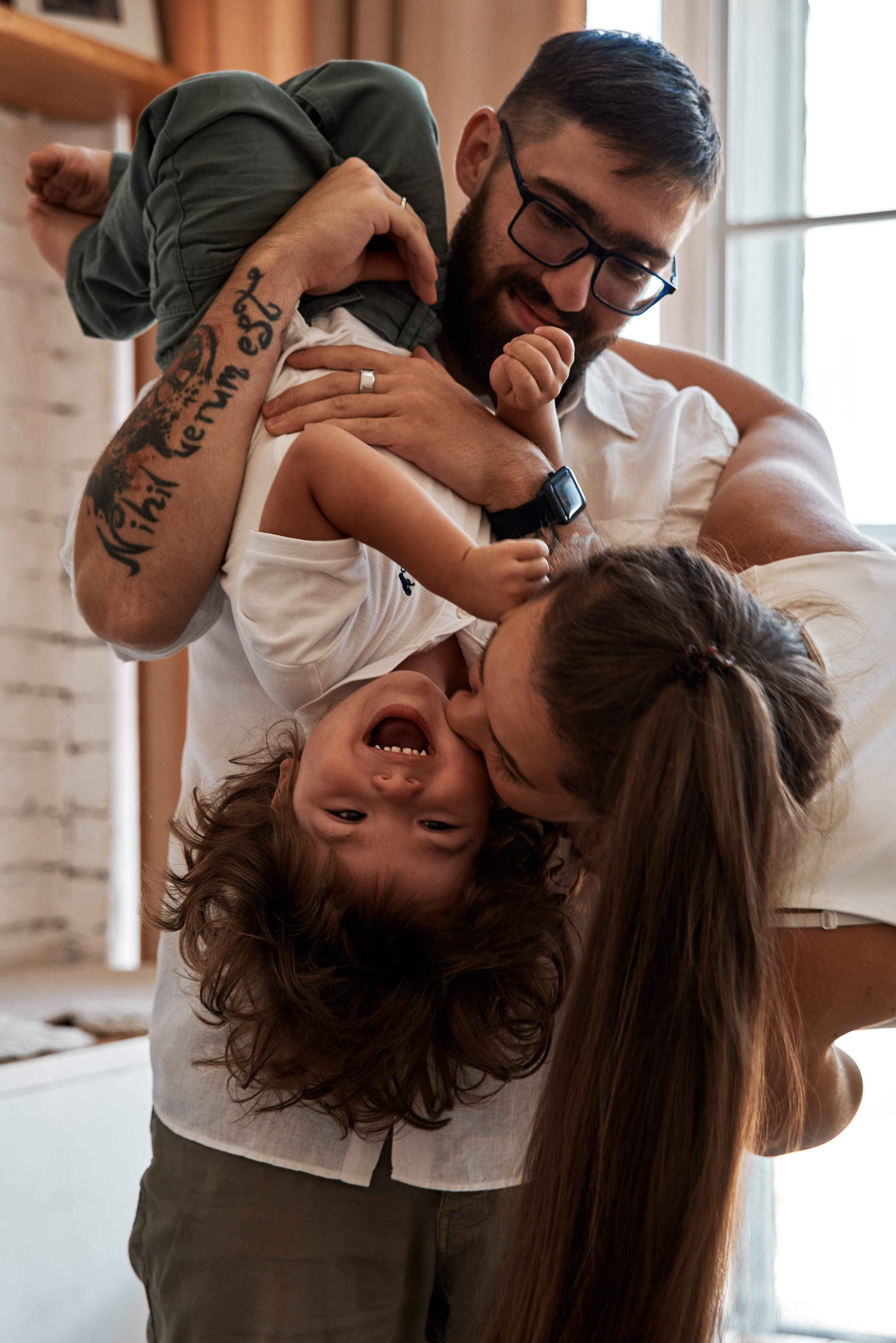 Семейная фотосессия в студии. Анна Гончарова свадебный и репортажный фотограф в Москве