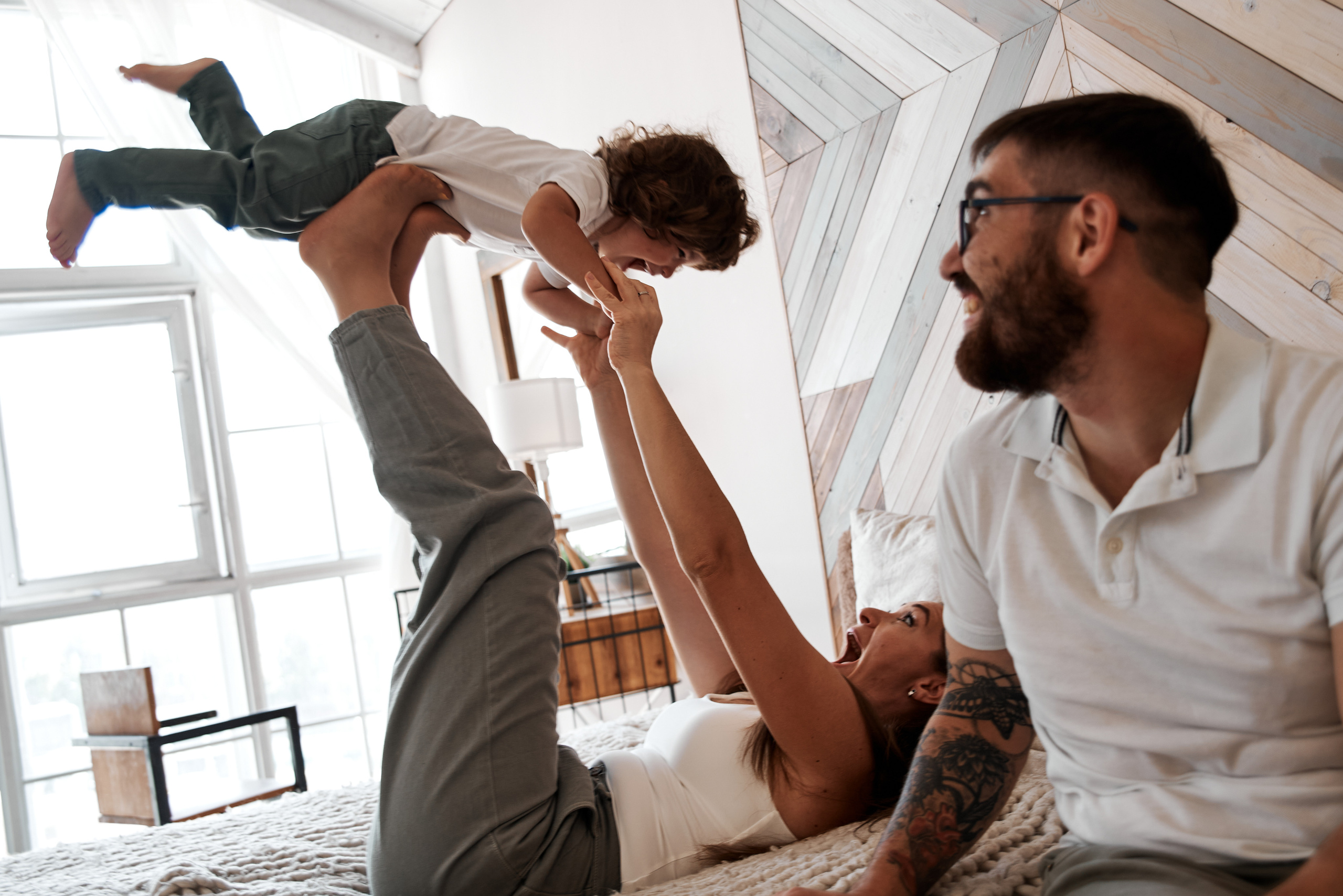 Семейная фотосессия в студии. Анна Гончарова свадебный и репортажный фотограф в Москве
