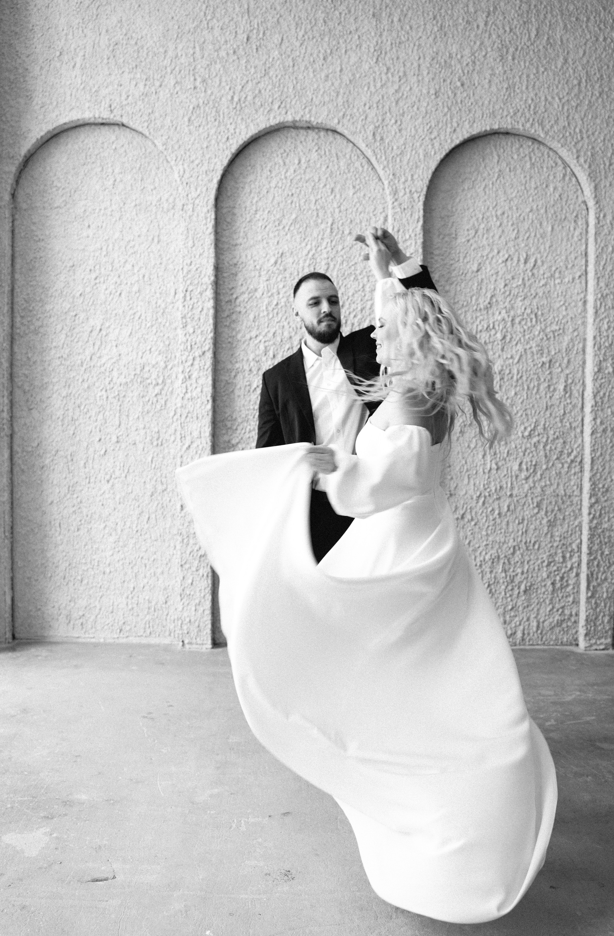 Свадебная фотосессия молодоженов в фотостудии. Свадебный и семейный фотограф из Воронежа|Москвы Бубнова Екатерина