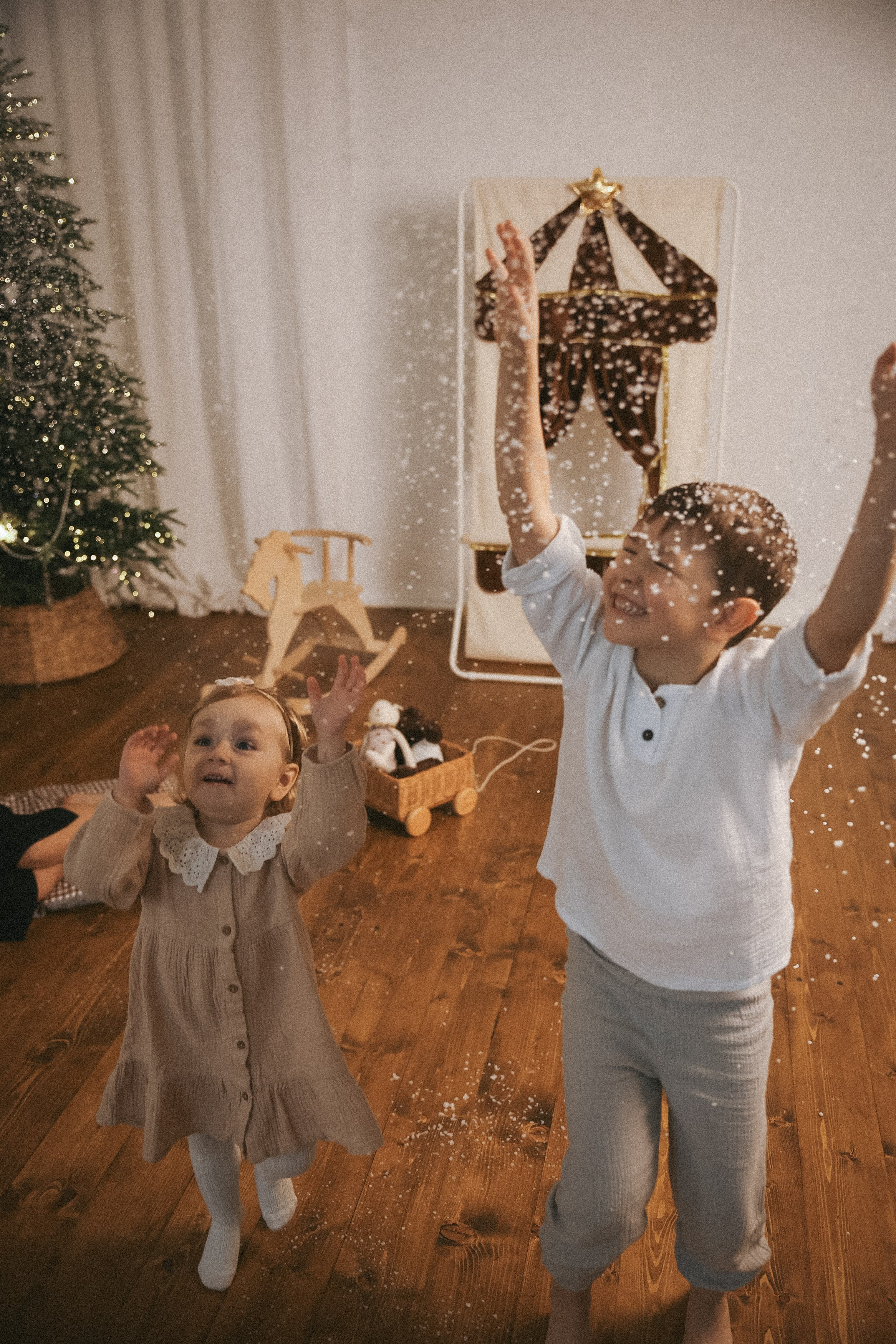 Новогодняя фотосессия во Владимире съемка на новый год фотосессия в студии. Фотограф Владимир Москва