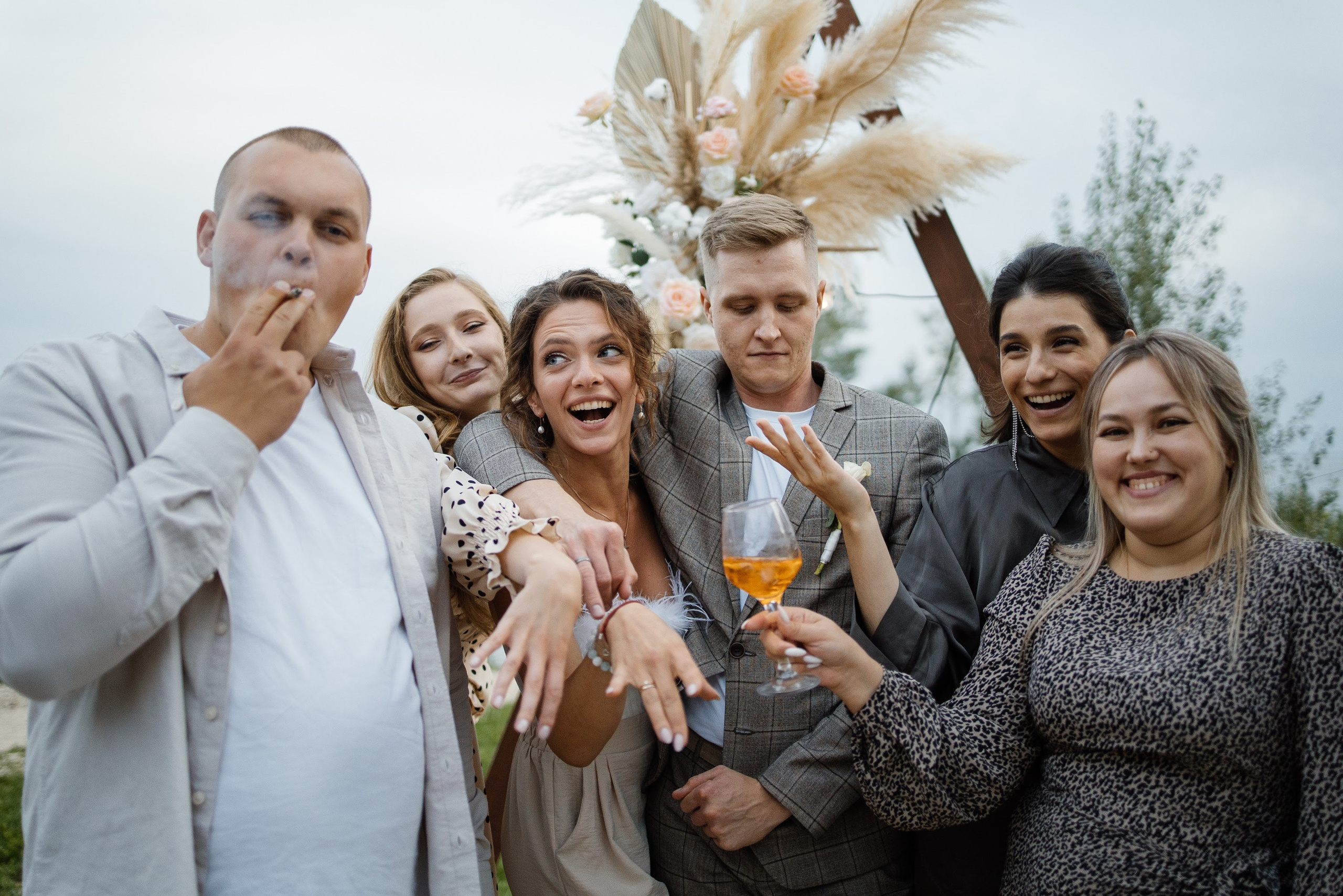 Свадебная вечеринка. Свадебный  фотограф Новосибирск