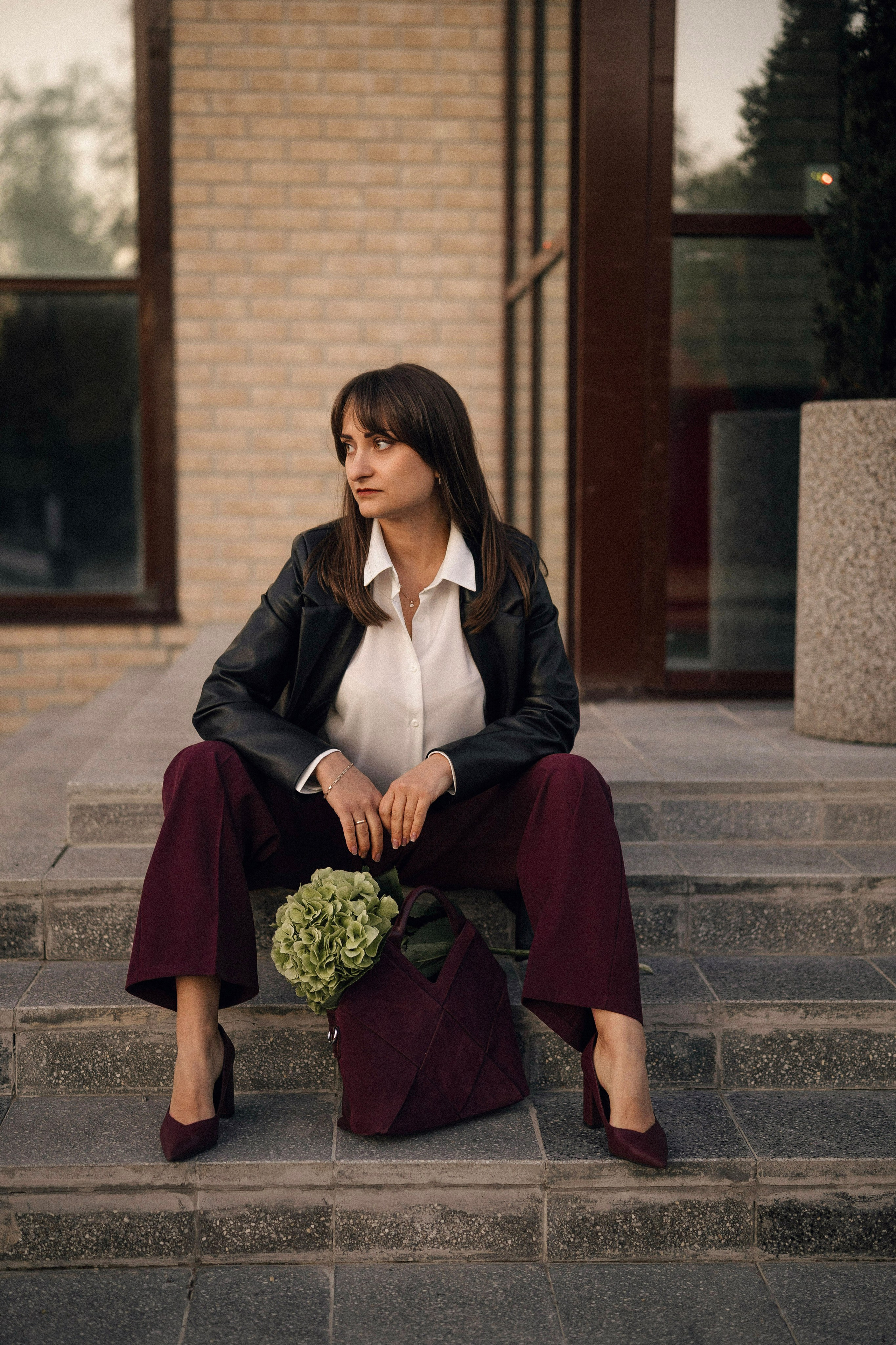 Натали с гортензией. Портретный, семейный и свадебный фотограф в Нарьян-Маре