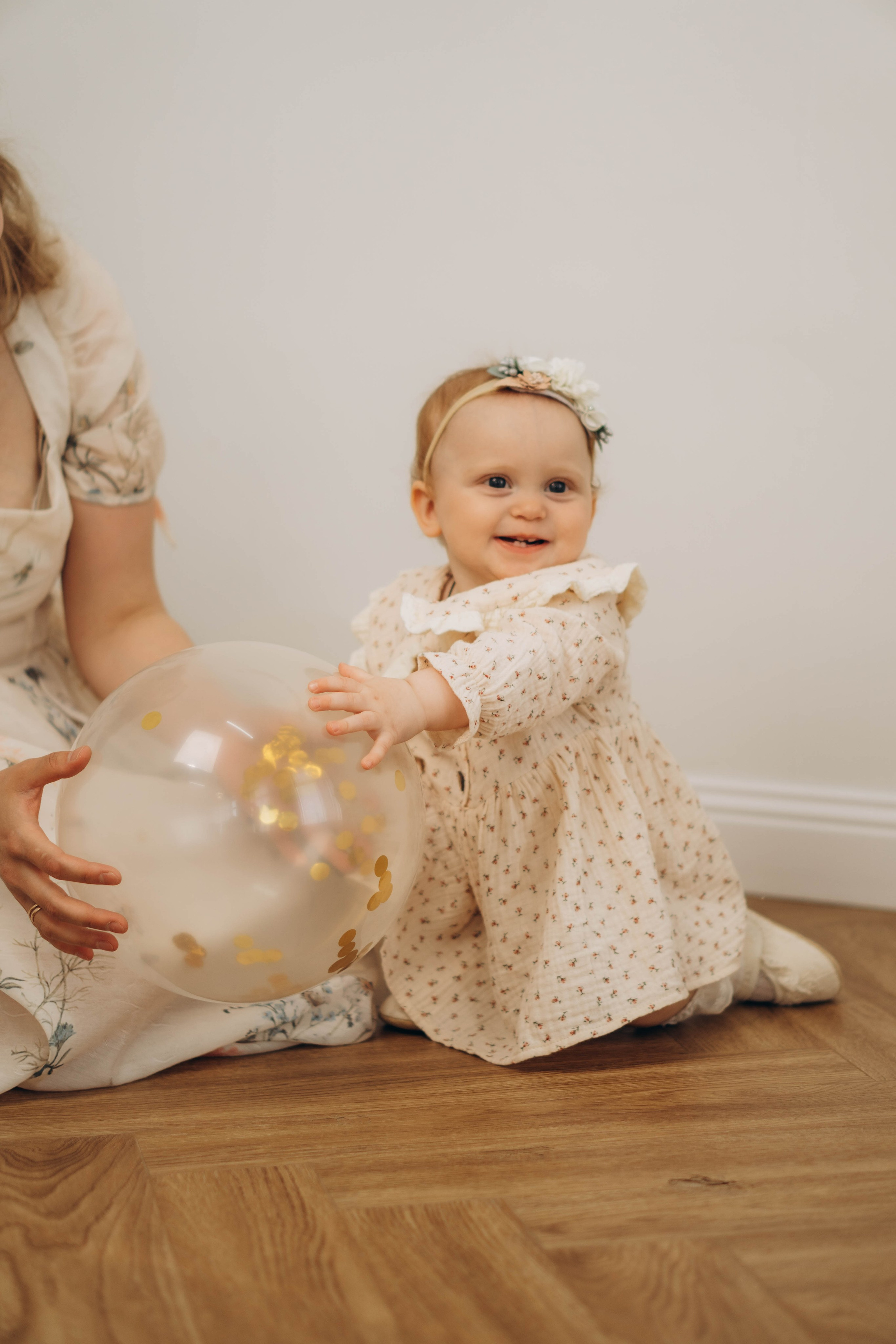 Студийная семейная съемка на годик. Фотограф Москва Валерия Веденина