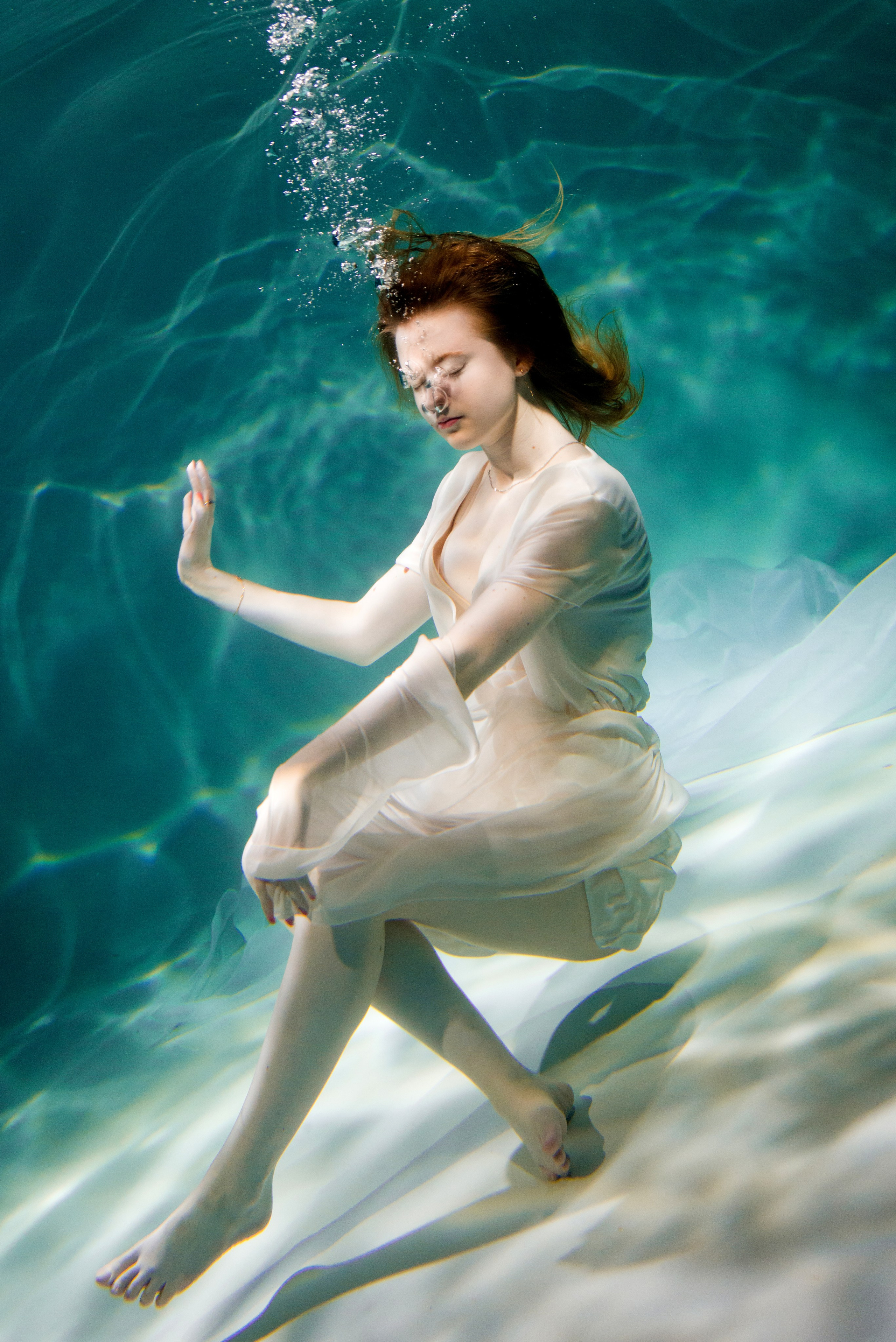 Под водой. Фотограф и дизайнер в Москве Екатерина Лобачева