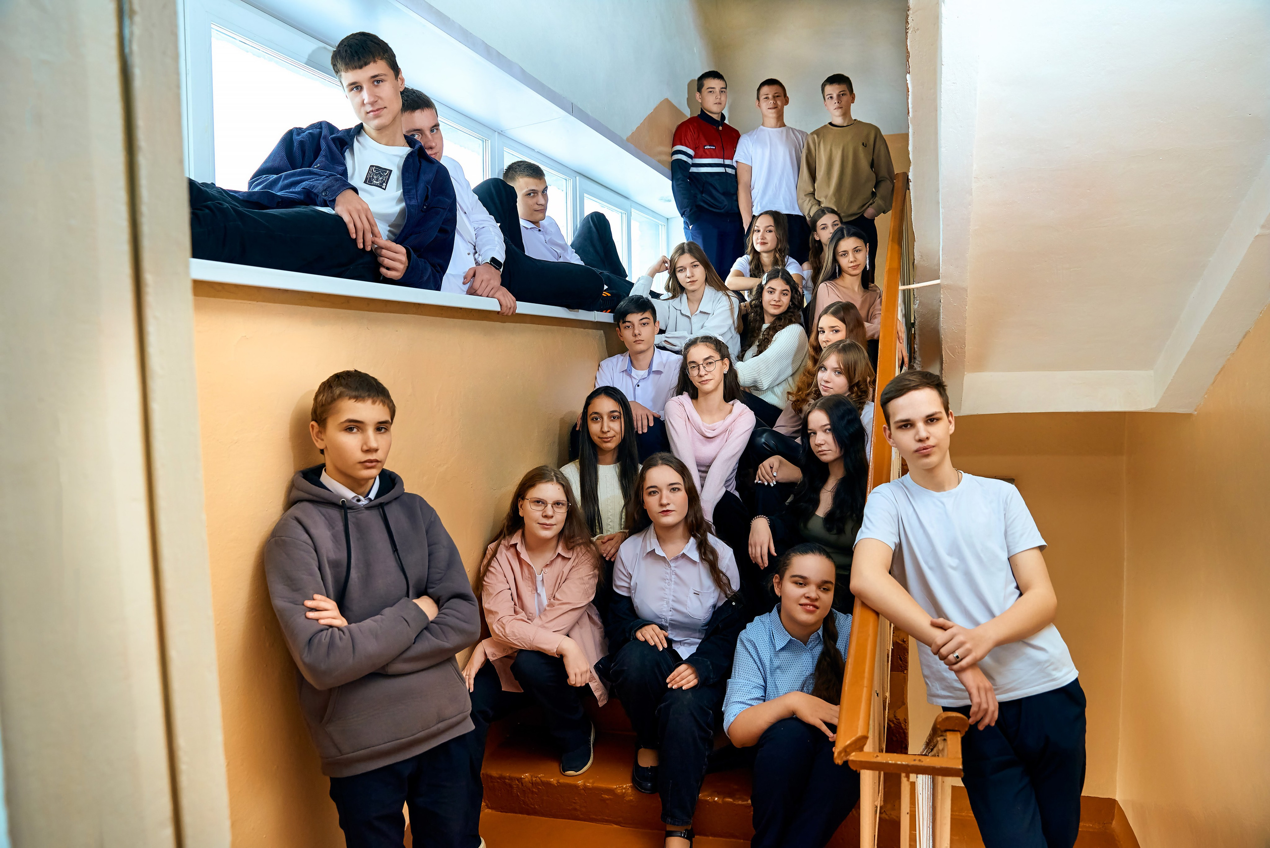 9А класс Хотынецкая СОШ выпуск 2025. Фотограф в Орле Павел Черкасов