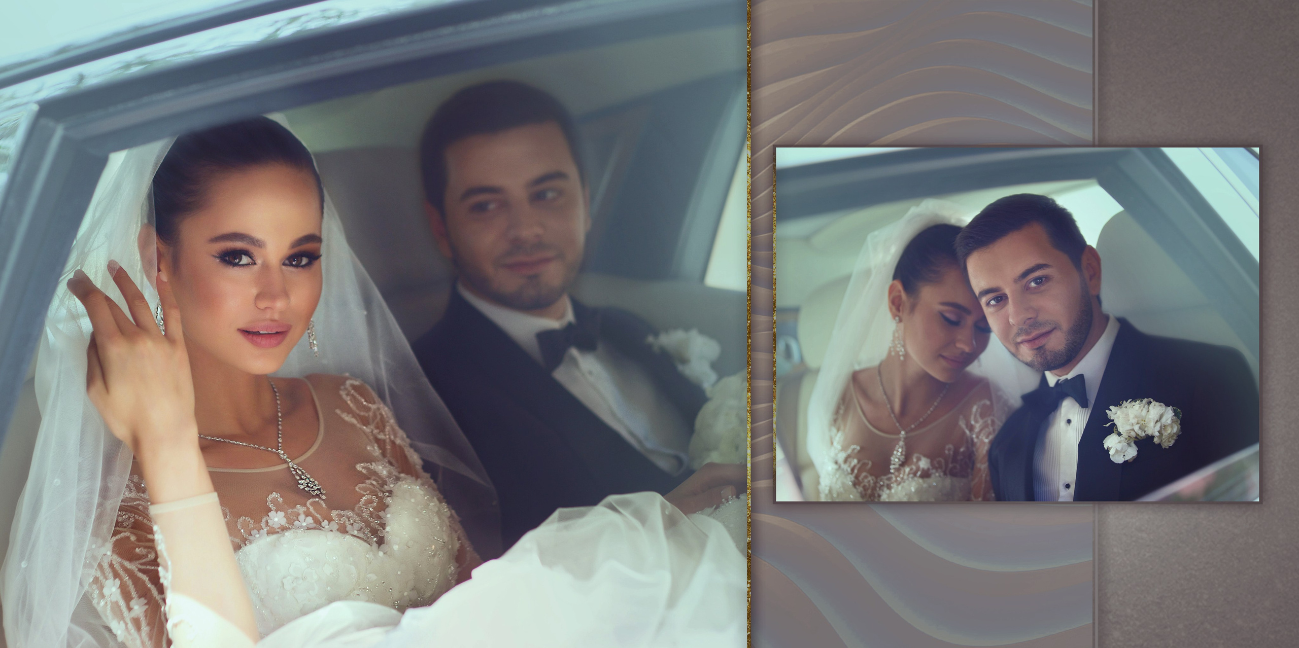 Свадебная фотокнига. Фотограф Кирсанова Наталия. Фотохудожник Наталия Кирсанова