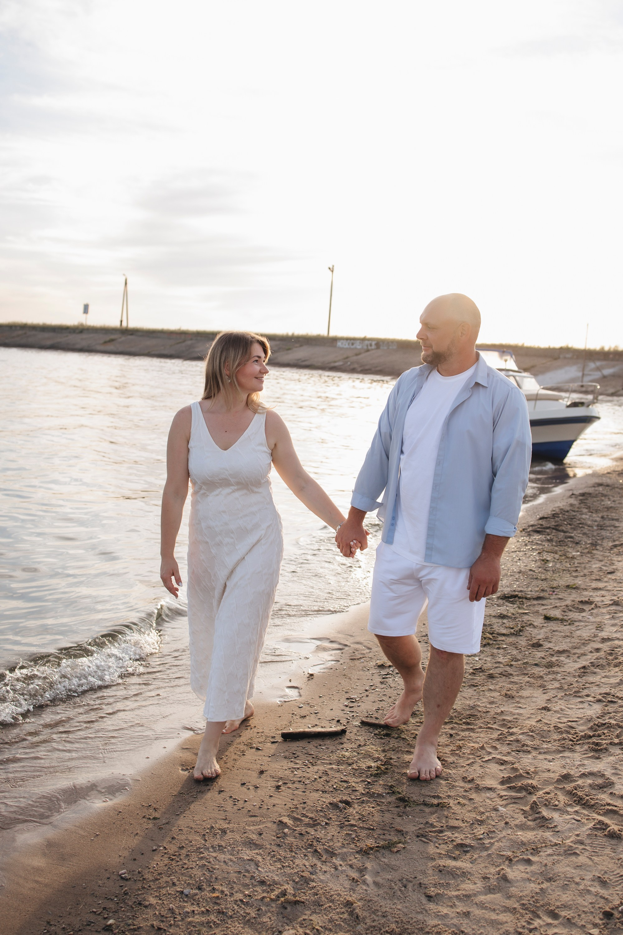 Прогулка на закате. Фотограф Новосибирск