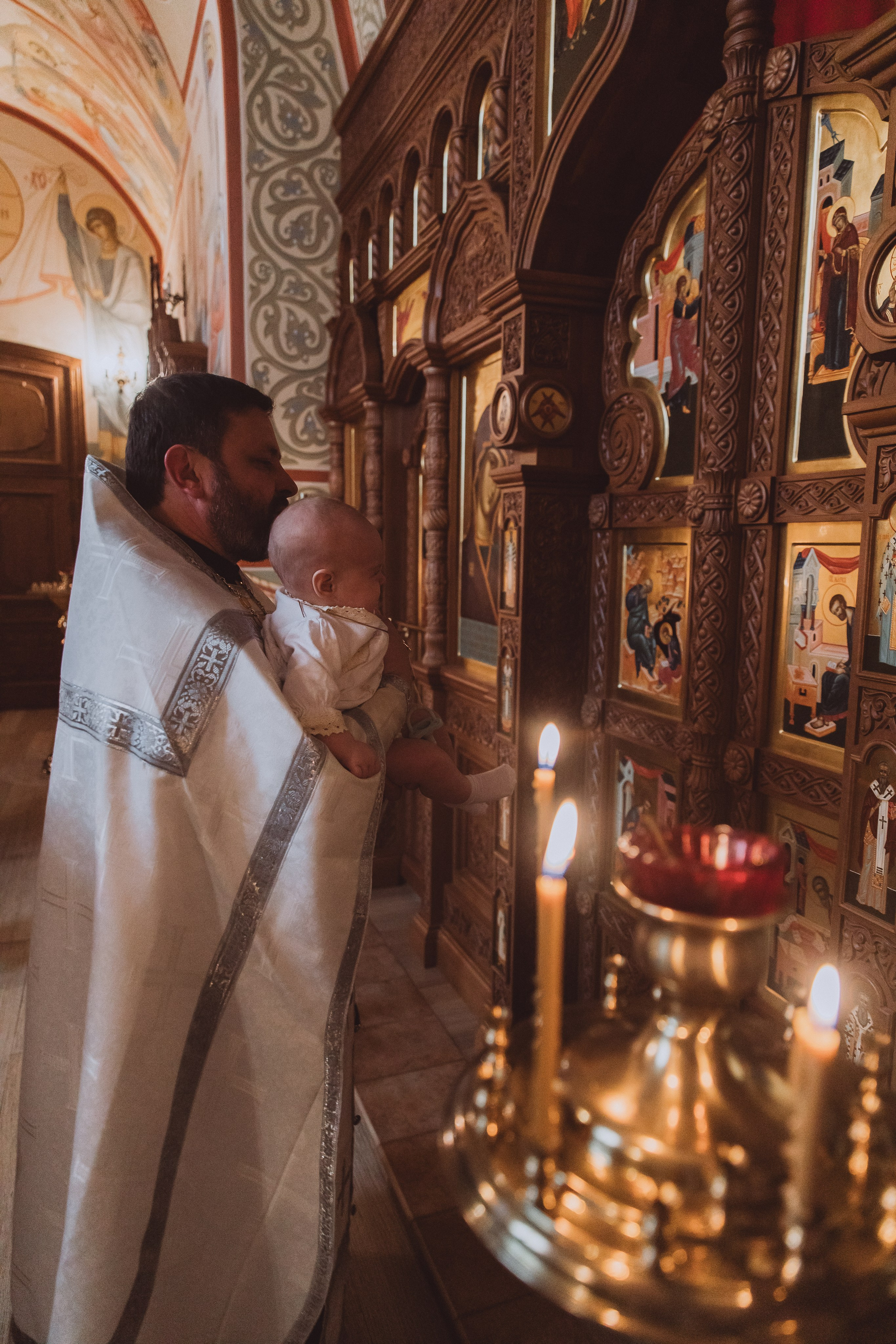 Таинство Крещения Николь в Гефсиманском Черниговском ските. Детский и семейный фотограф в Пушкино, Мытищи, Москва Сергеева Светлана